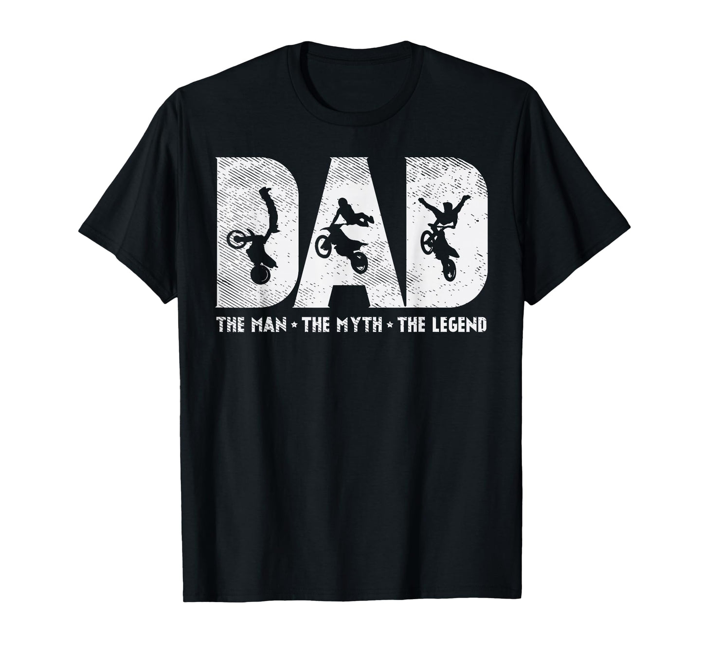 Motocross Dad Myth Legend Dirt Bike T-Shirt - Novelty Apparel Men Women - T-Shirt, Sweatshirt, Hoodie