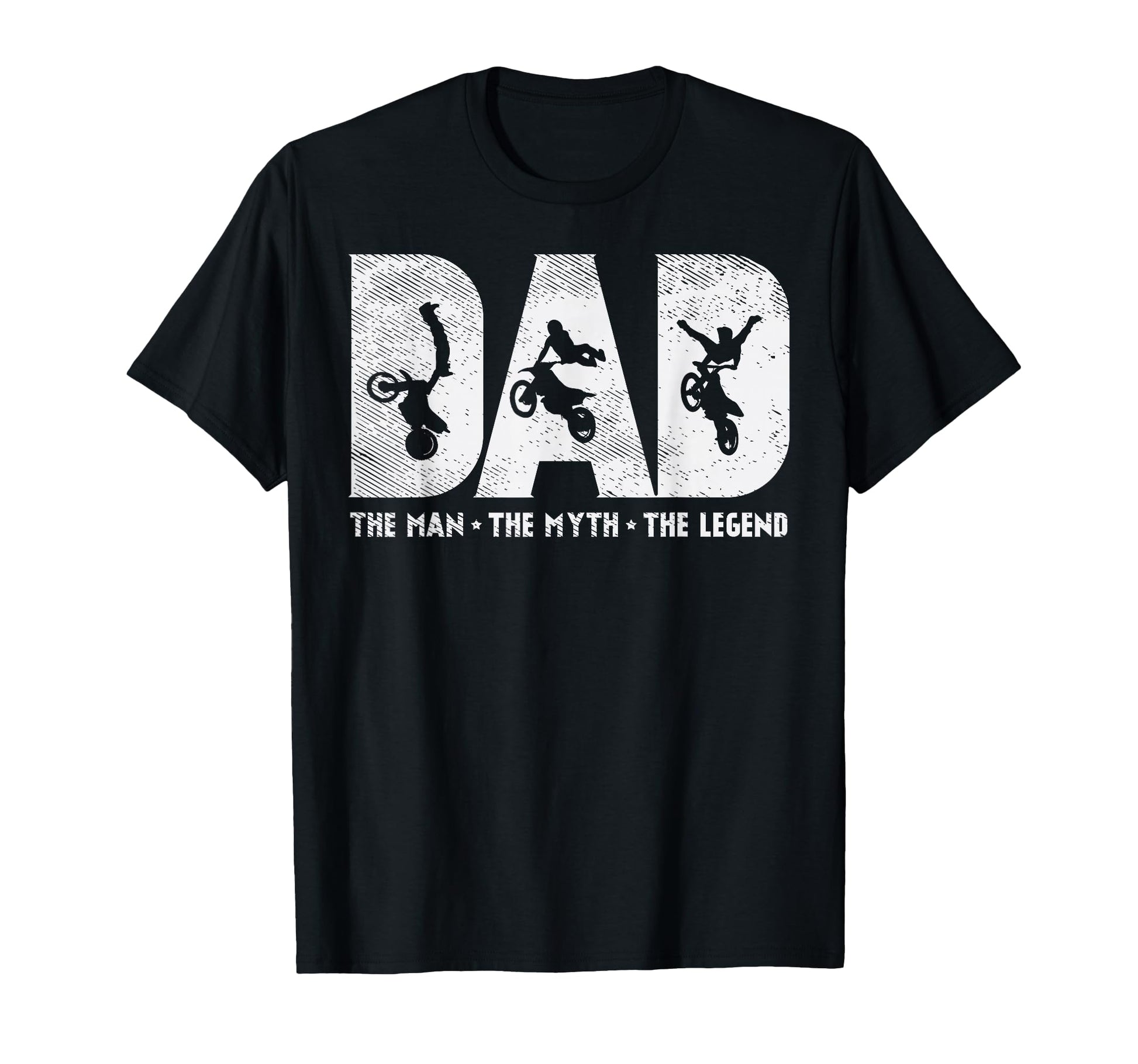Motocross Dad Myth Legend Dirt Bike T-Shirt - Novelty Apparel Men Women - T-Shirt, Sweatshirt, Hoodie