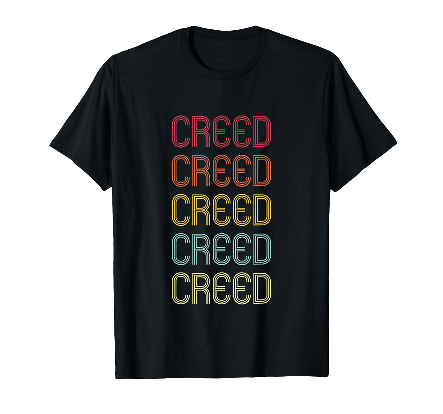 Creed Wordmark Pattern Personalized T-Shirt - Casual Everyday Wear Unisex - T-Shirt, Sweatshirt, Hoodie