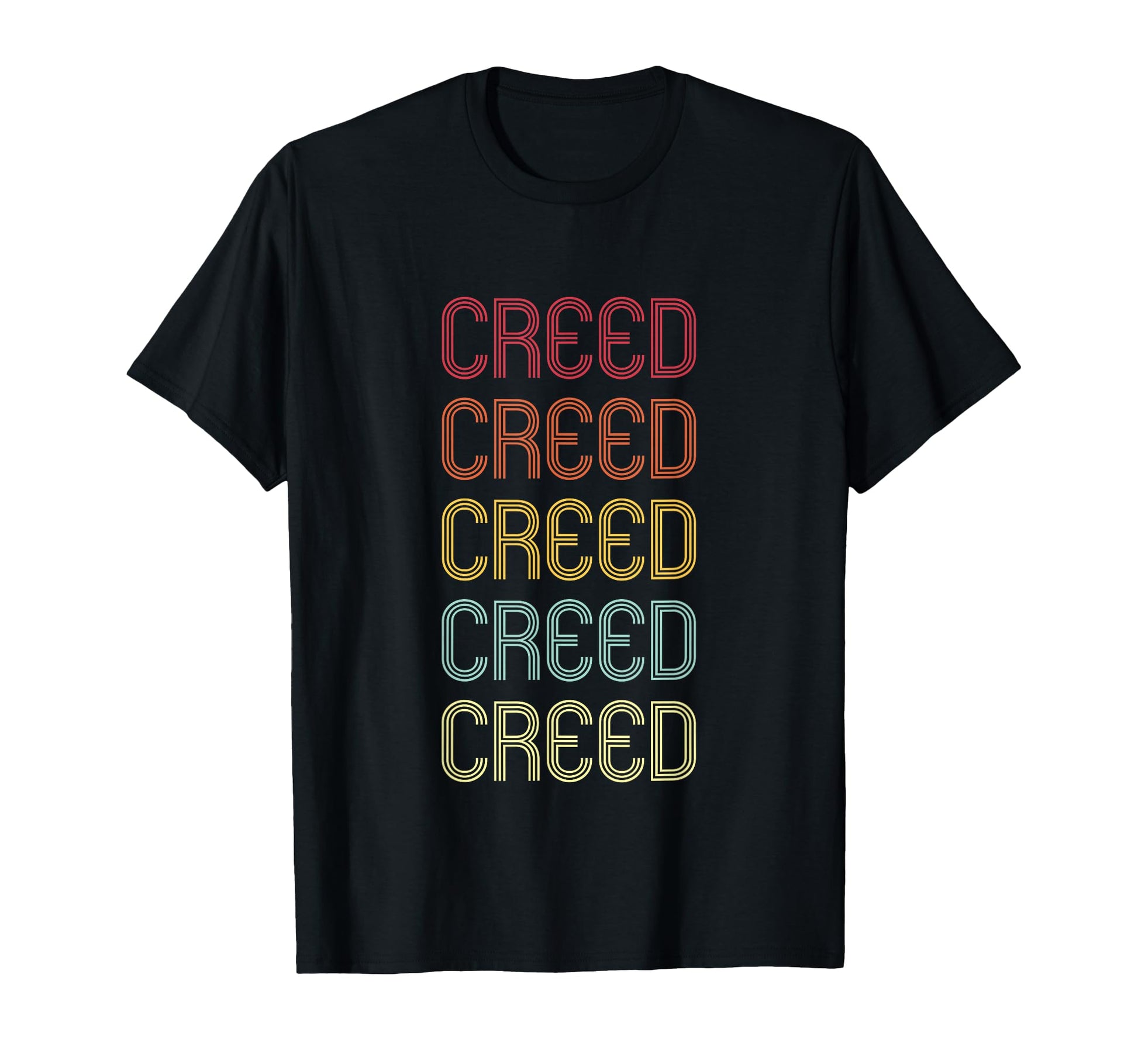 Creed Wordmark Pattern Personalized T-Shirt - Casual Everyday Wear Unisex - T-Shirt, Sweatshirt, Hoodie