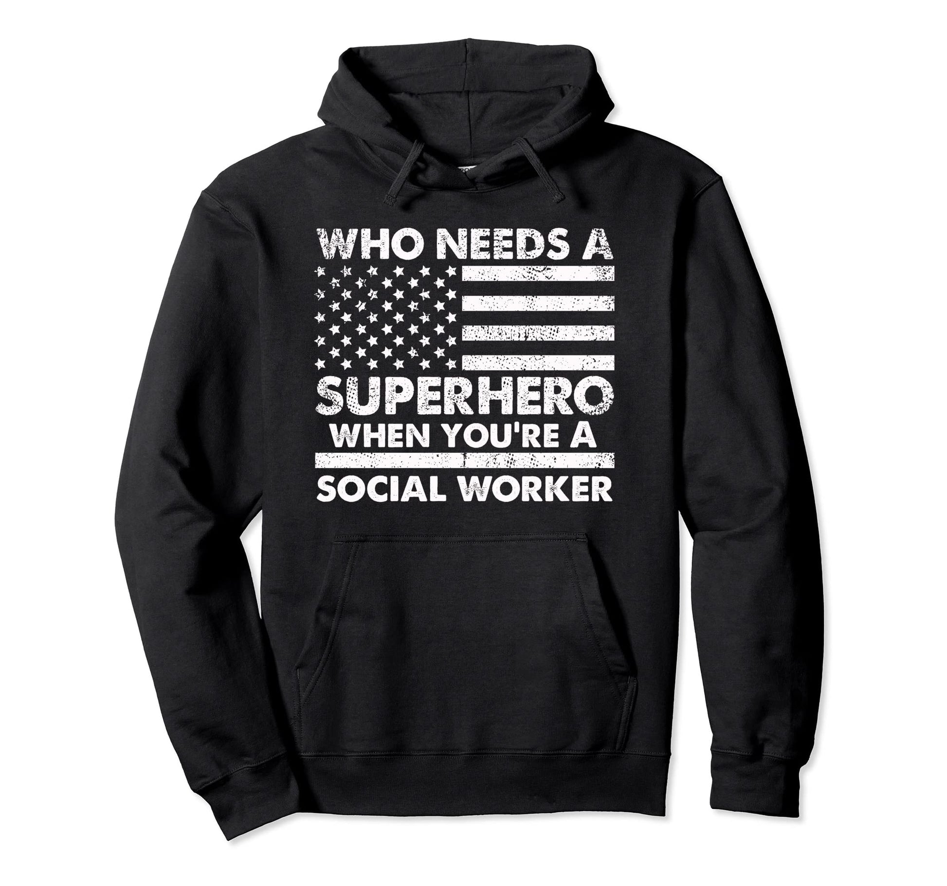 Funny Social Worker Superhero Dad Hoodie - Fun Novelty Design Unisex - T-Shirt, Sweatshirt, Hoodie