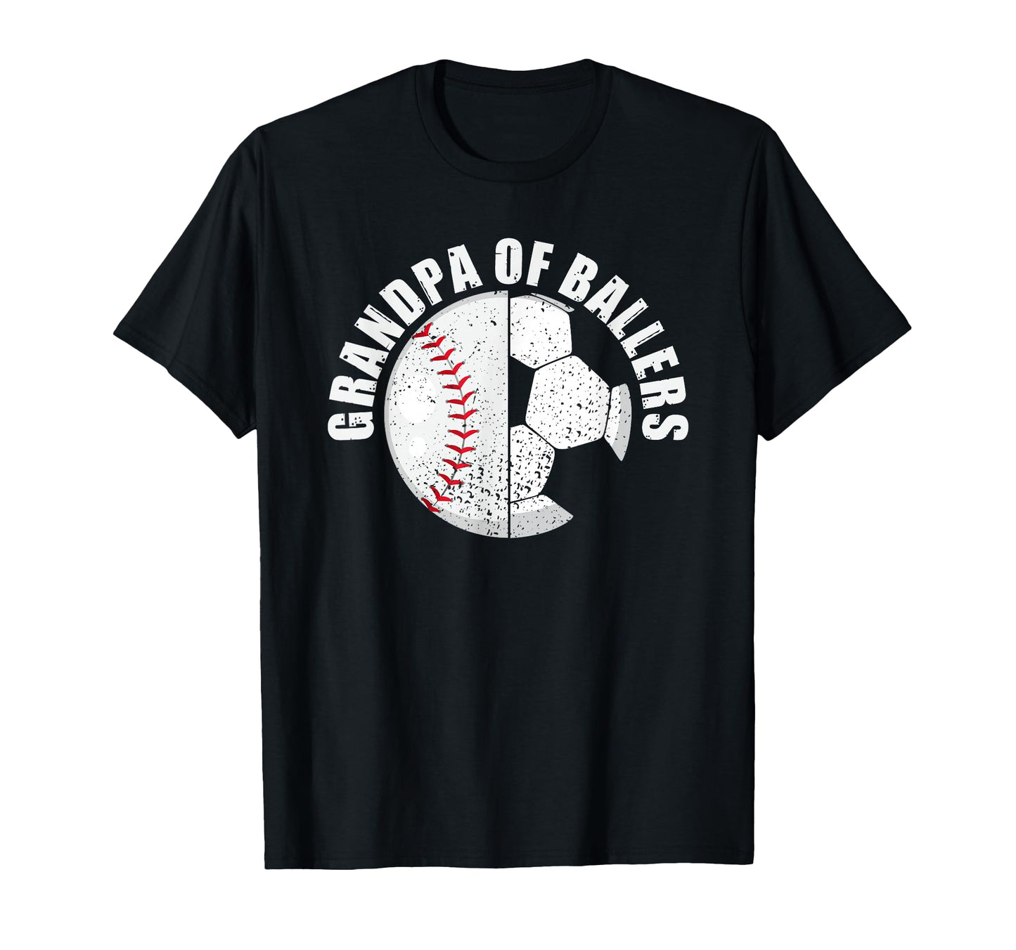 Grandpa Ballers Soccer Baseball T-Shirt - Aesthetic Graphic Men Women - T-Shirt, Sweatshirt, Hoodie