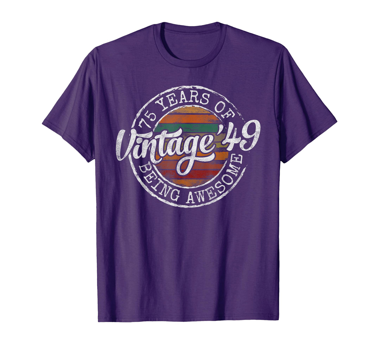 1949 Bday Stamp 75Th Birthday Gifts T-Shirt - Custom Art Print for Adults - T-Shirt, Sweatshirt, Hoodie