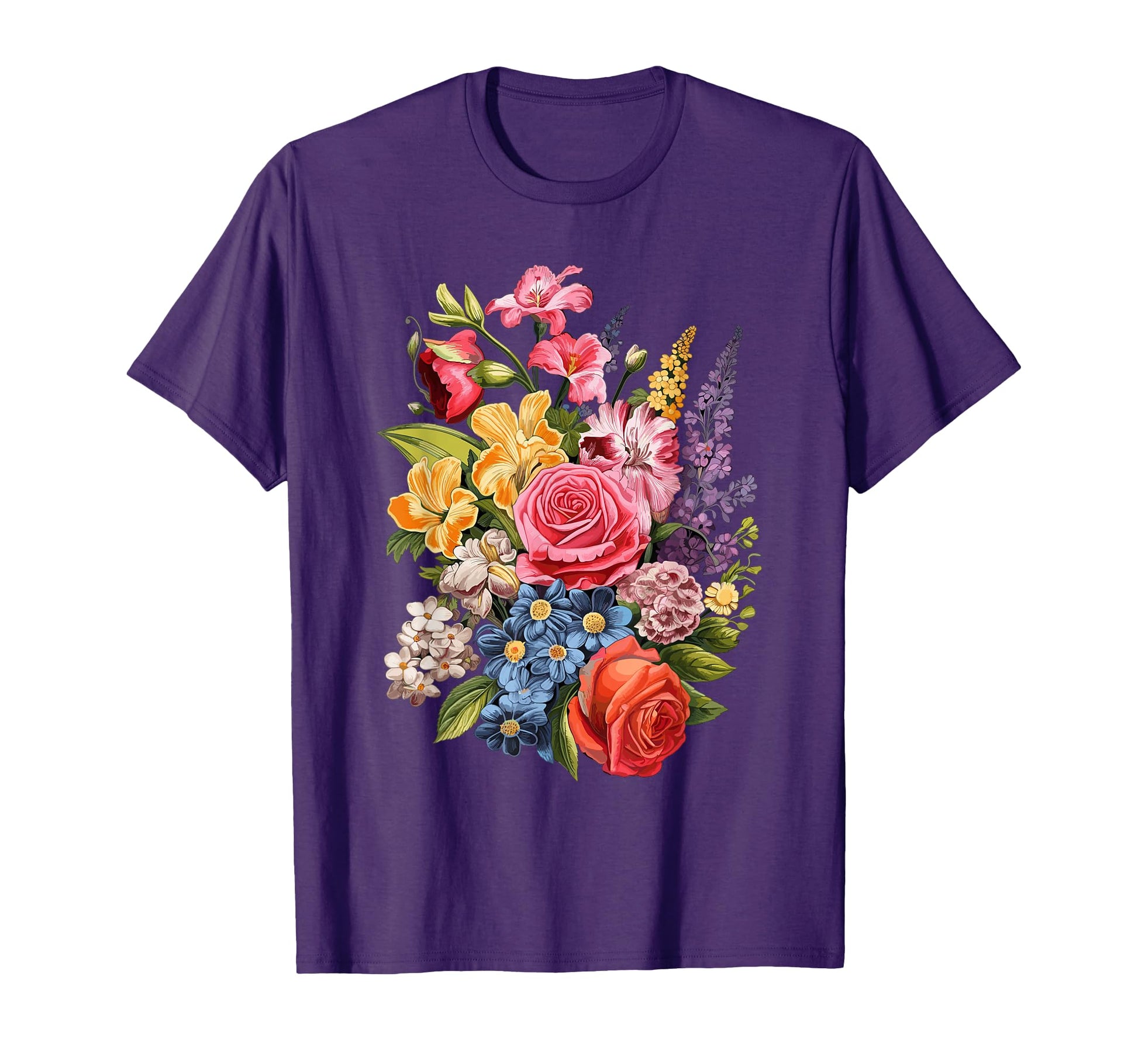 Pressed Flowers Aesthetic Outfit T-Shirt - Custom Art Print Men Women - T-Shirt, Sweatshirt, Hoodie