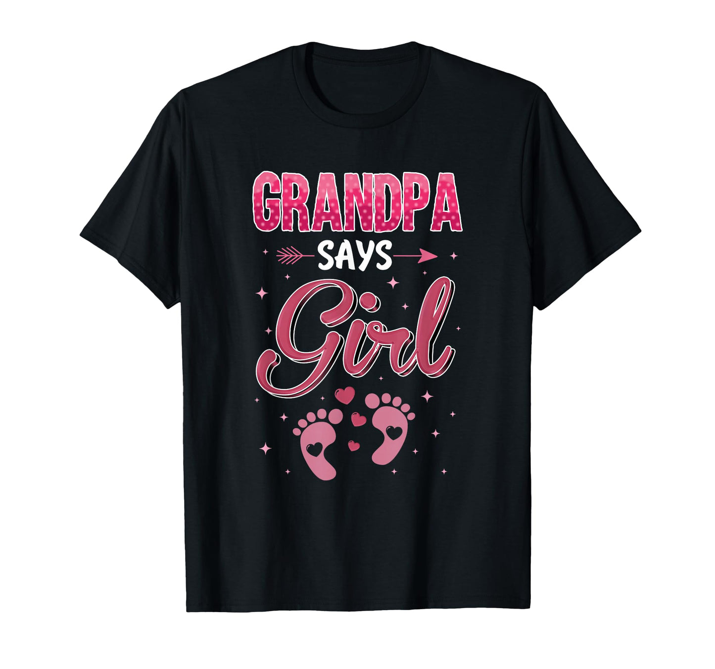 Gender Reveal Grandpa Says Matching T-Shirt - Novelty Apparel for Adults - T-Shirt, Sweatshirt, Hoodie