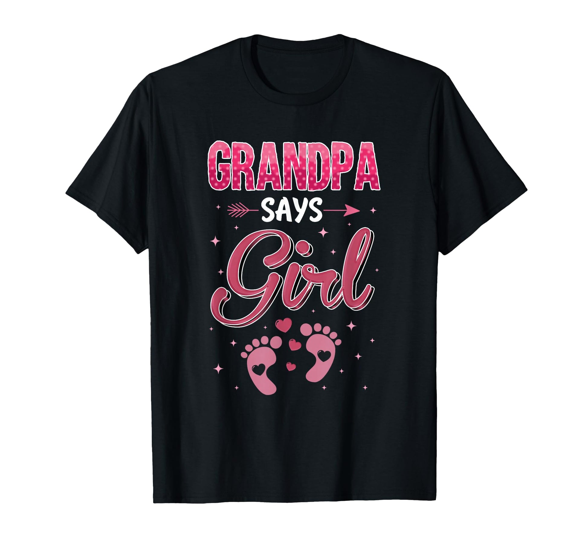 Gender Reveal Grandpa Says Matching T-Shirt - Novelty Apparel for Adults - T-Shirt, Sweatshirt, Hoodie