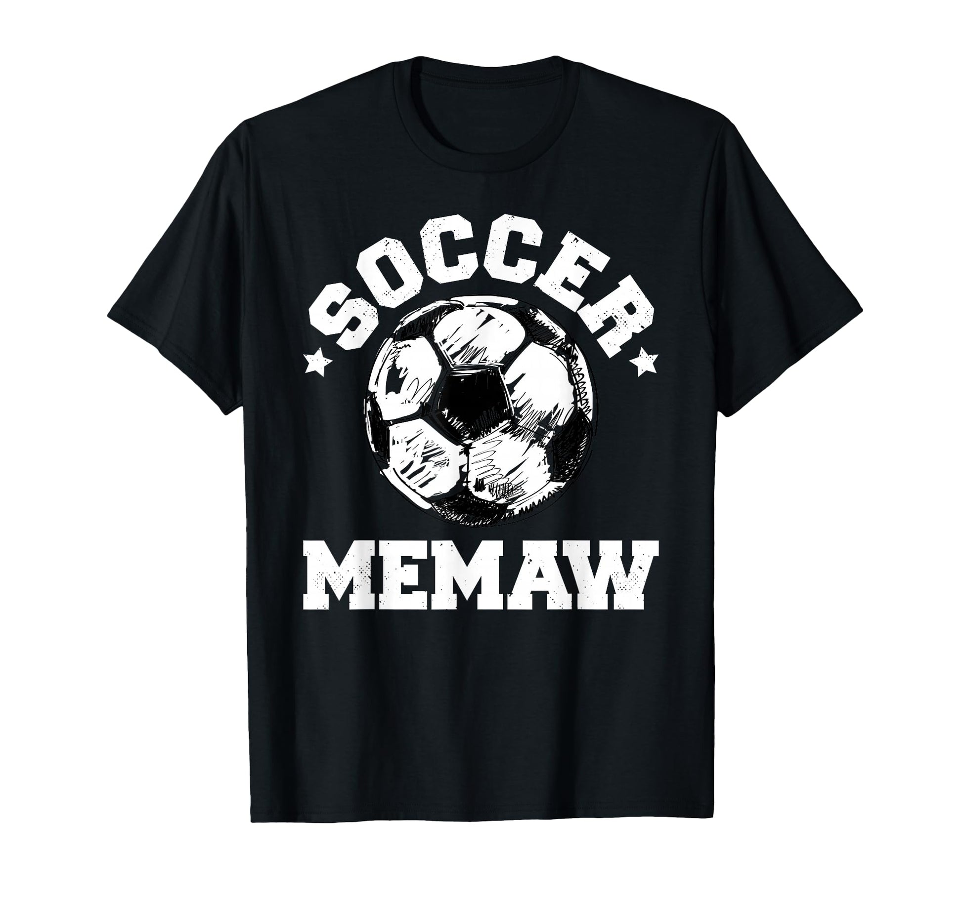 Soccer Memaw Soccer Ball T-Shirt - Fun Novelty Design for Adults - T-Shirt, Sweatshirt, Hoodie
