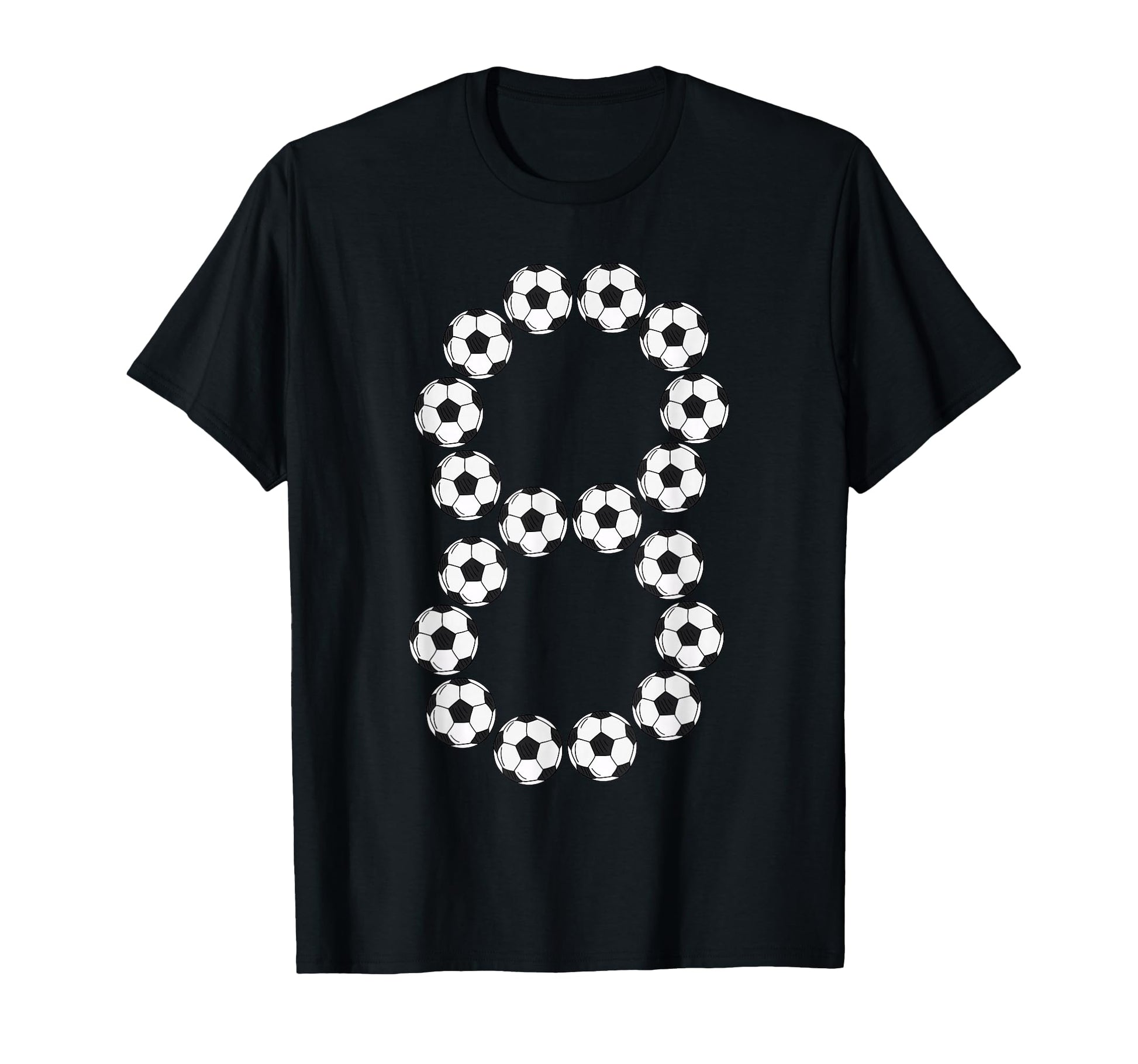 8 Year Old Birthday Funny Soccer T-Shirt - Aesthetic Graphic for Adults - T-Shirt, Sweatshirt, Hoodie
