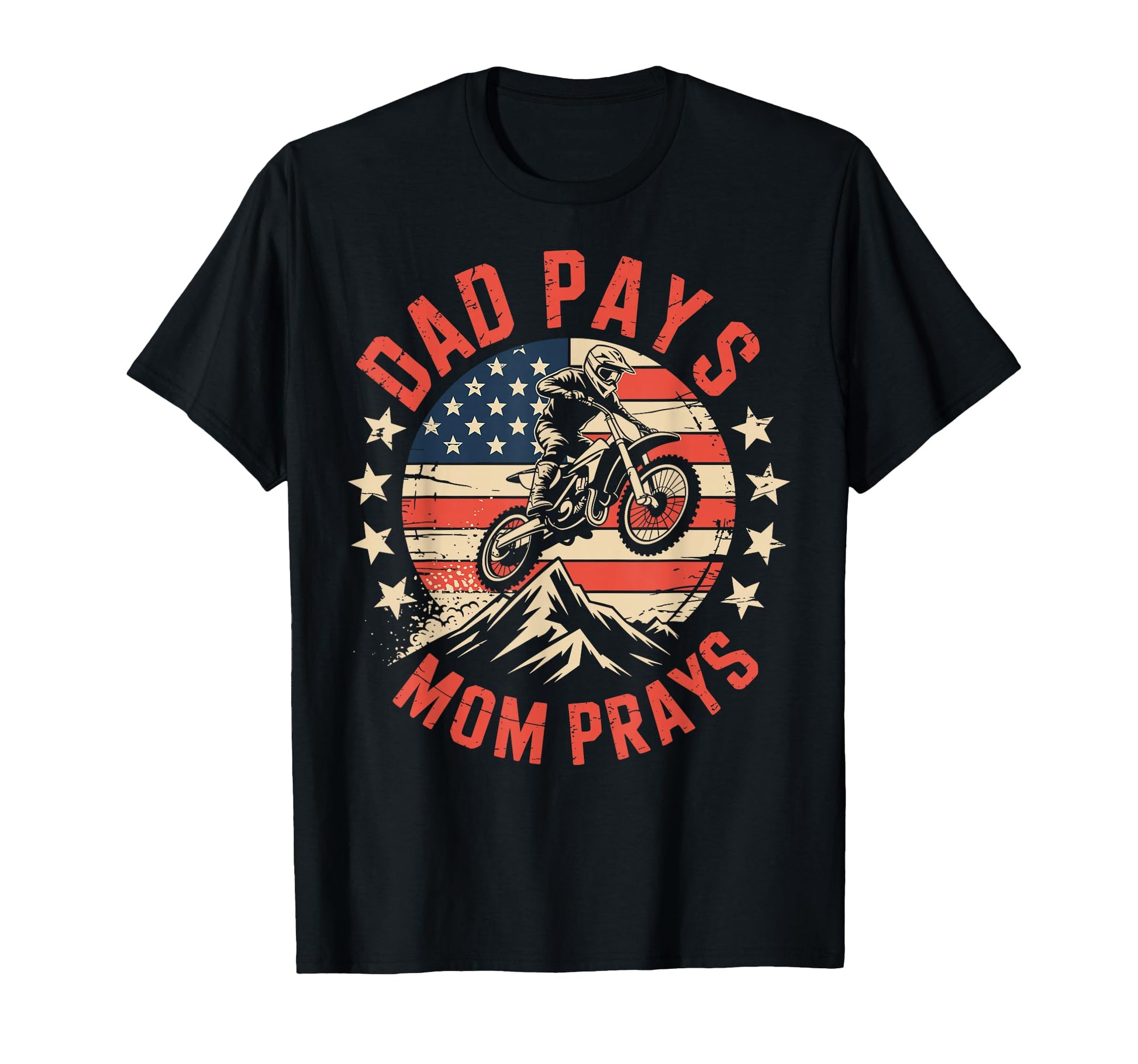 Dirt Bike Motorcross Mx Rider Dad T-Shirt - Casual Everyday Wear Unisex - T-Shirt, Sweatshirt, Hoodie
