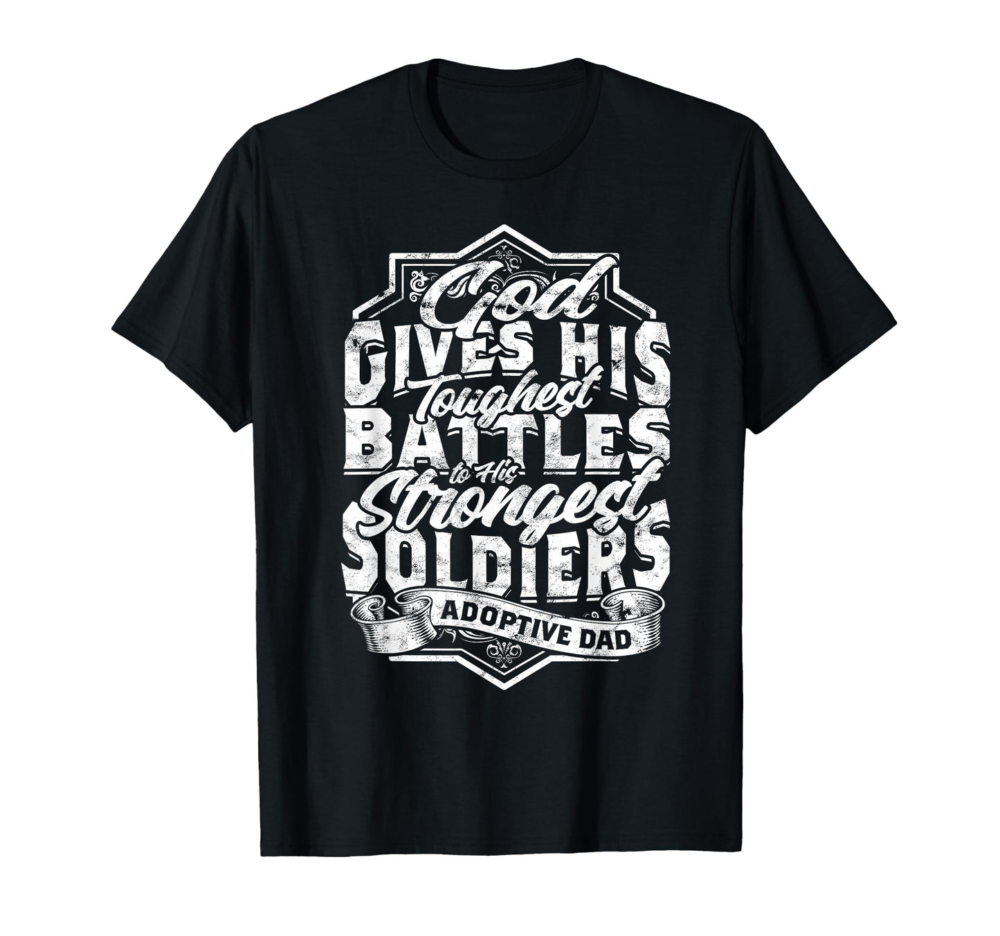 Adoptive Dad Adoption Adoptive Dad T-Shirt - Minimalist Print Men Women - T-Shirt, Sweatshirt, Hoodie