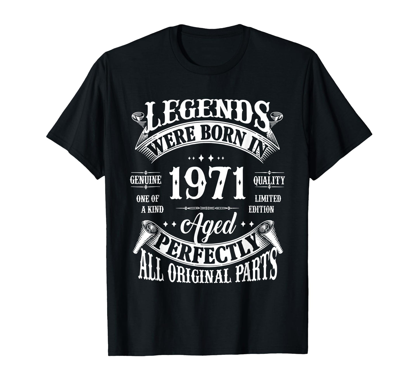 55Th Birthday Born 1971 55 Years Old T-Shirt - Aesthetic Graphic Men Women - T-Shirt, Sweatshirt, Hoodie