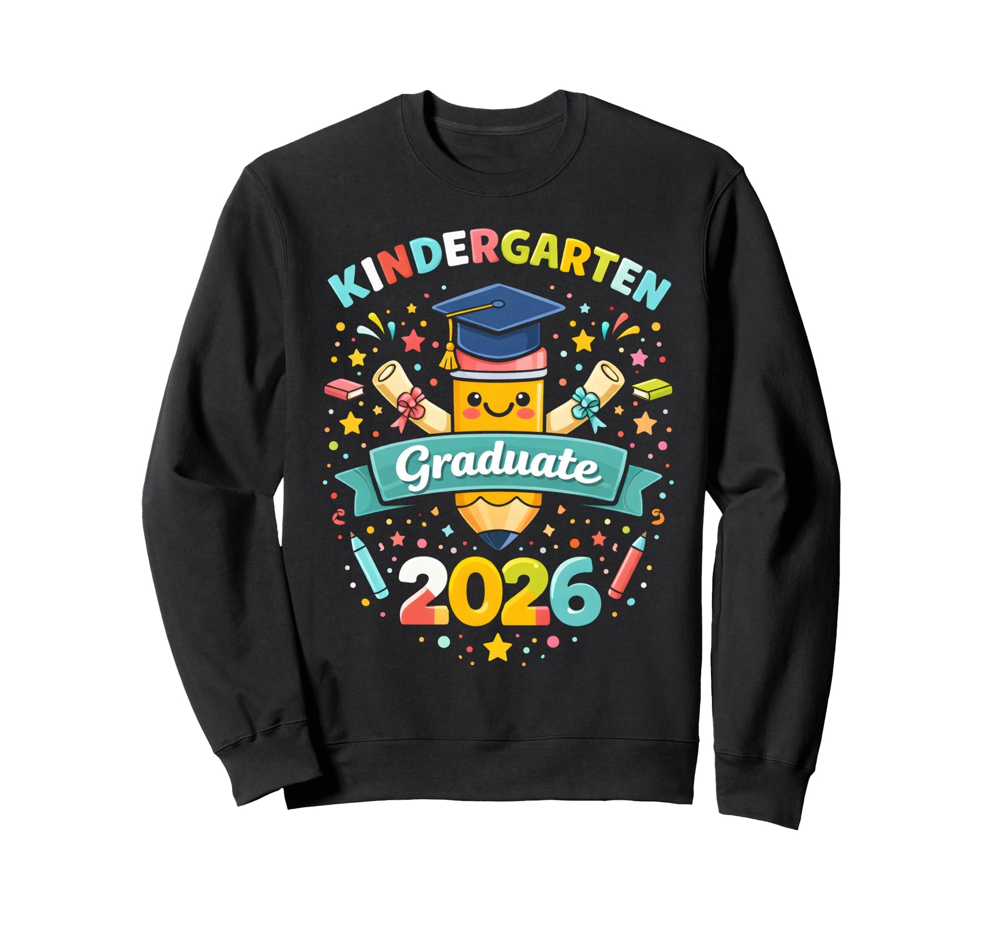 Kindergarten Graduation School Sweatshirt - Fun Novelty Design for Adults - T-Shirt, Sweatshirt, Hoodie