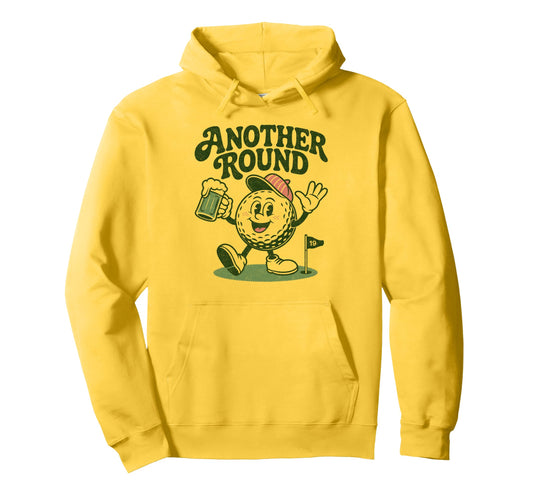 Another Round Funny Golf Drinking Hoodie - Novelty Apparel Men Women - T-Shirt, Sweatshirt, Hoodie