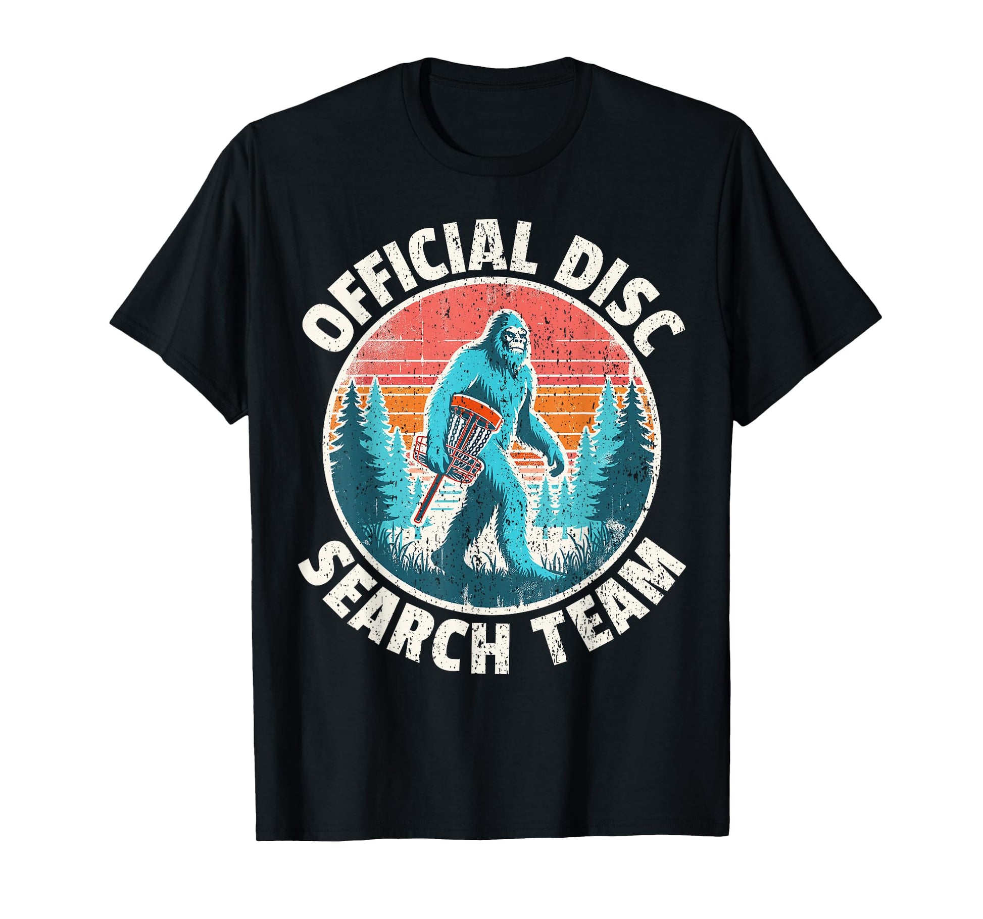 Disc Golfer Bigfoot Disc Golf T-Shirt - Fun Novelty Design Unisex - T-Shirt, Sweatshirt, Hoodie