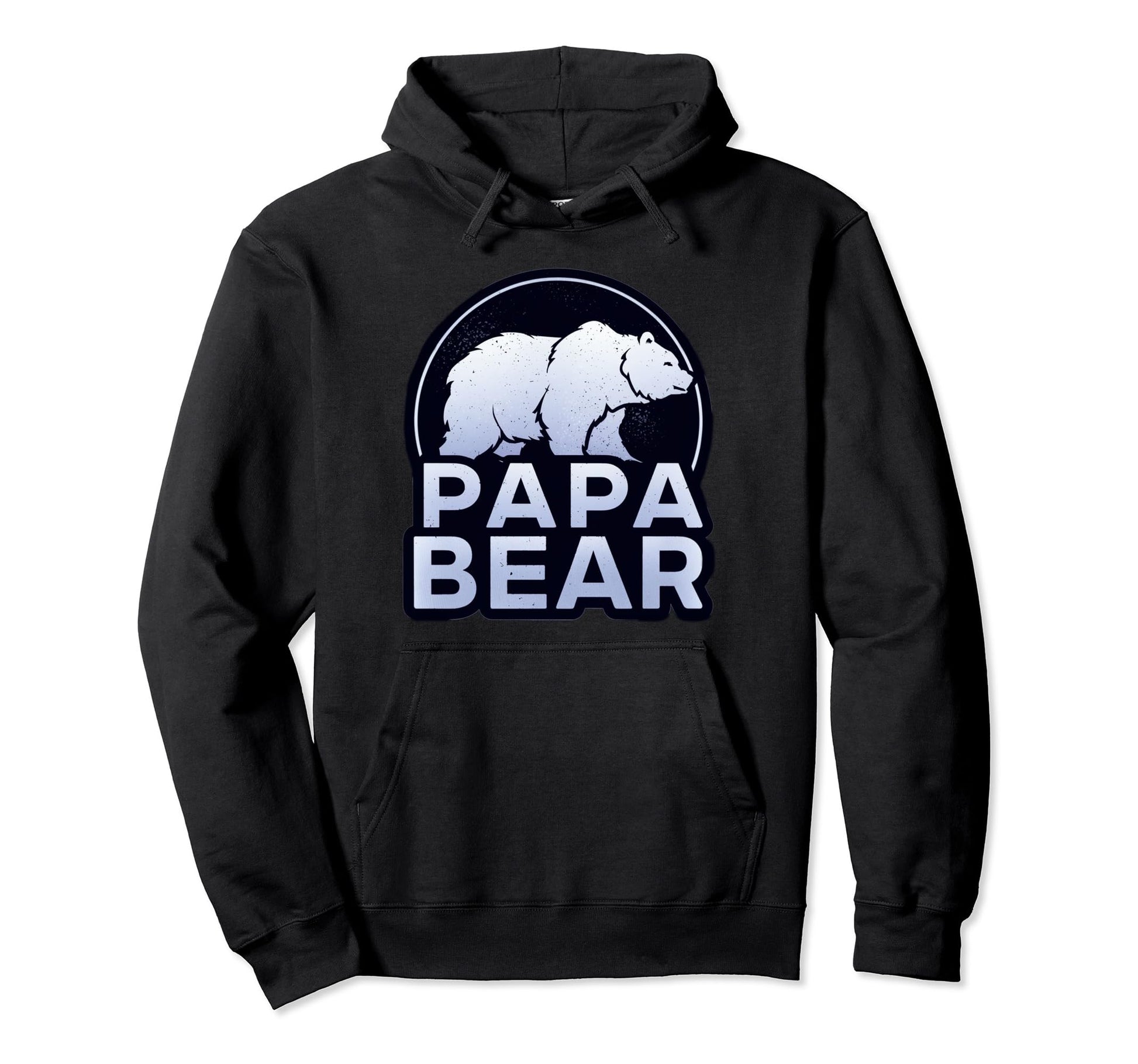 Papa Bear Dad Fathers Day Gift Daddy Hoodie - Unique Graphic Unisex - T-Shirt, Sweatshirt, Hoodie