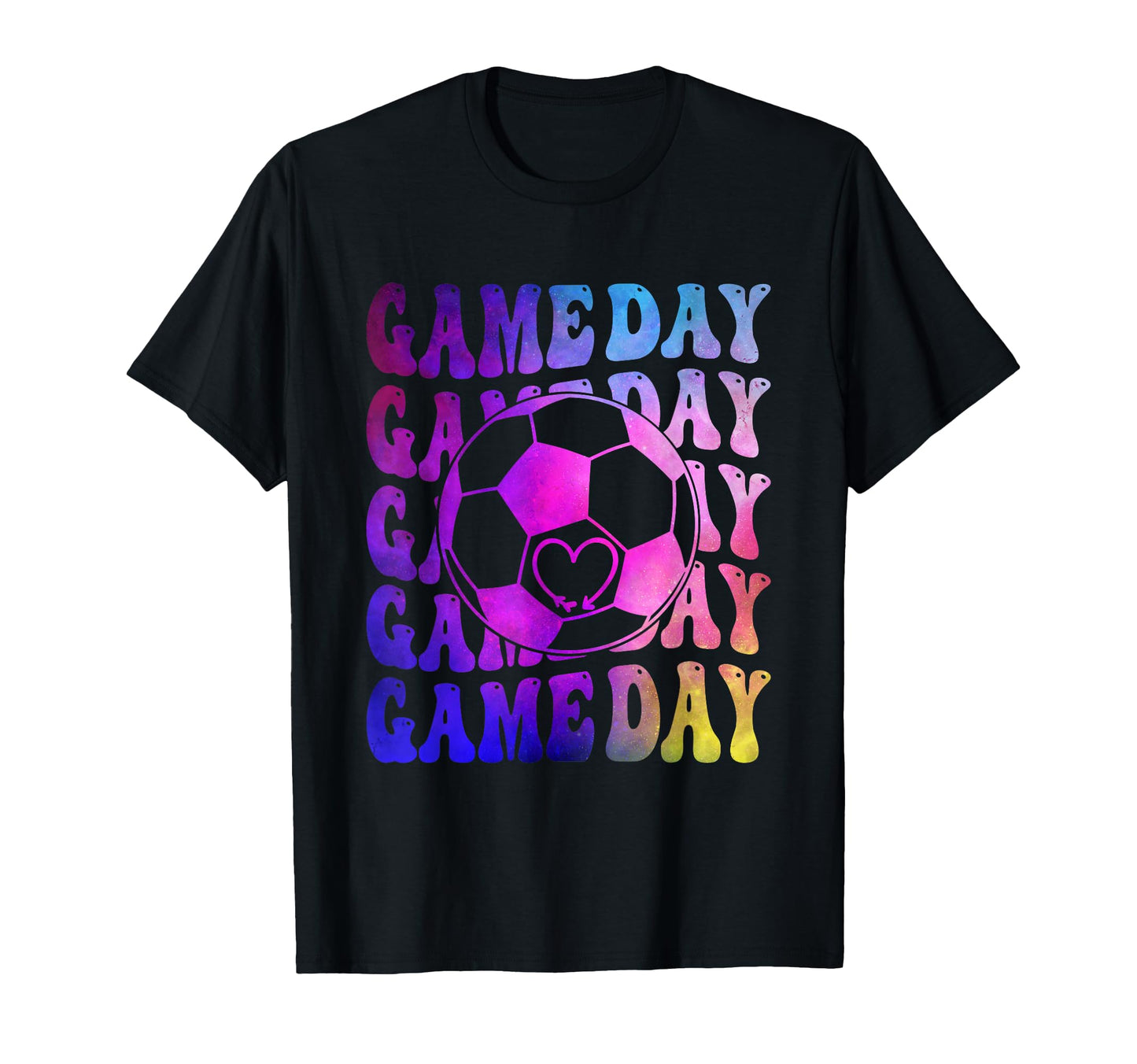 Colorful Soccer Sports Fan Game Day T-Shirt - Casual Everyday Wear Unisex - T-Shirt, Sweatshirt, Hoodie