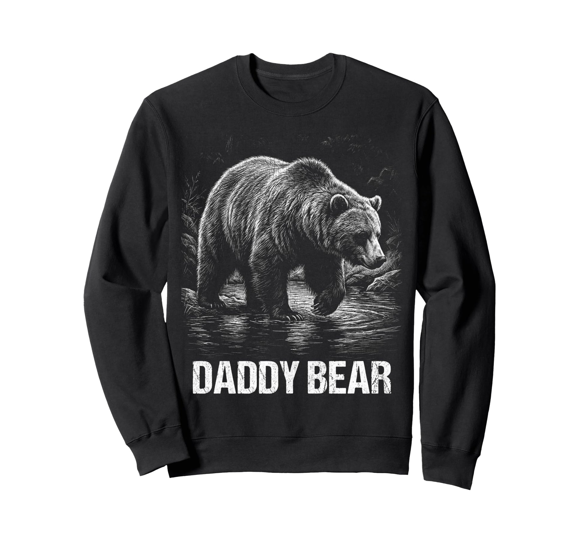 Daddy Bear Family Matching Dad Sweatshirt - Casual Everyday Wear for Adults - T-Shirt, Sweatshirt, Hoodie