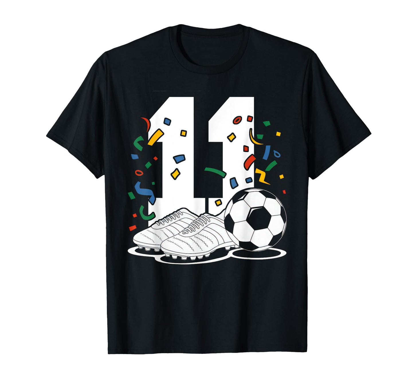 11 Soccer Birthday Gift Soccer Fan T-Shirt - Custom Art Print for Adults - T-Shirt, Sweatshirt, Hoodie