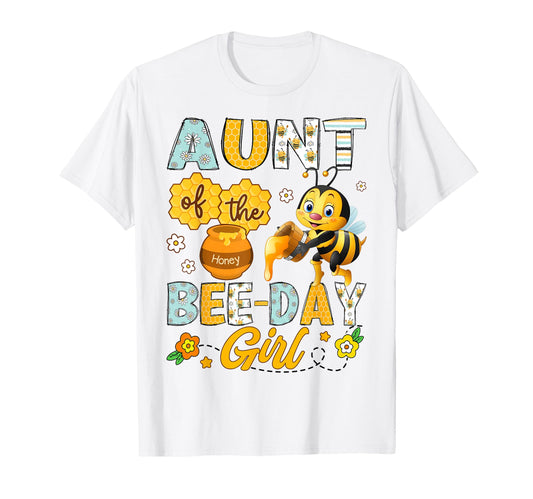 Aunt Bee Day Funny Bee Birthday T-Shirt - Aesthetic Graphic for Adults - T-Shirt, Sweatshirt, Hoodie