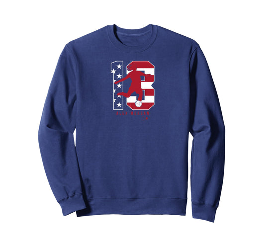 Alex Morgan 13 Uswnt Players Sweatshirt - Novelty Apparel Unisex - T-Shirt, Sweatshirt, Hoodie