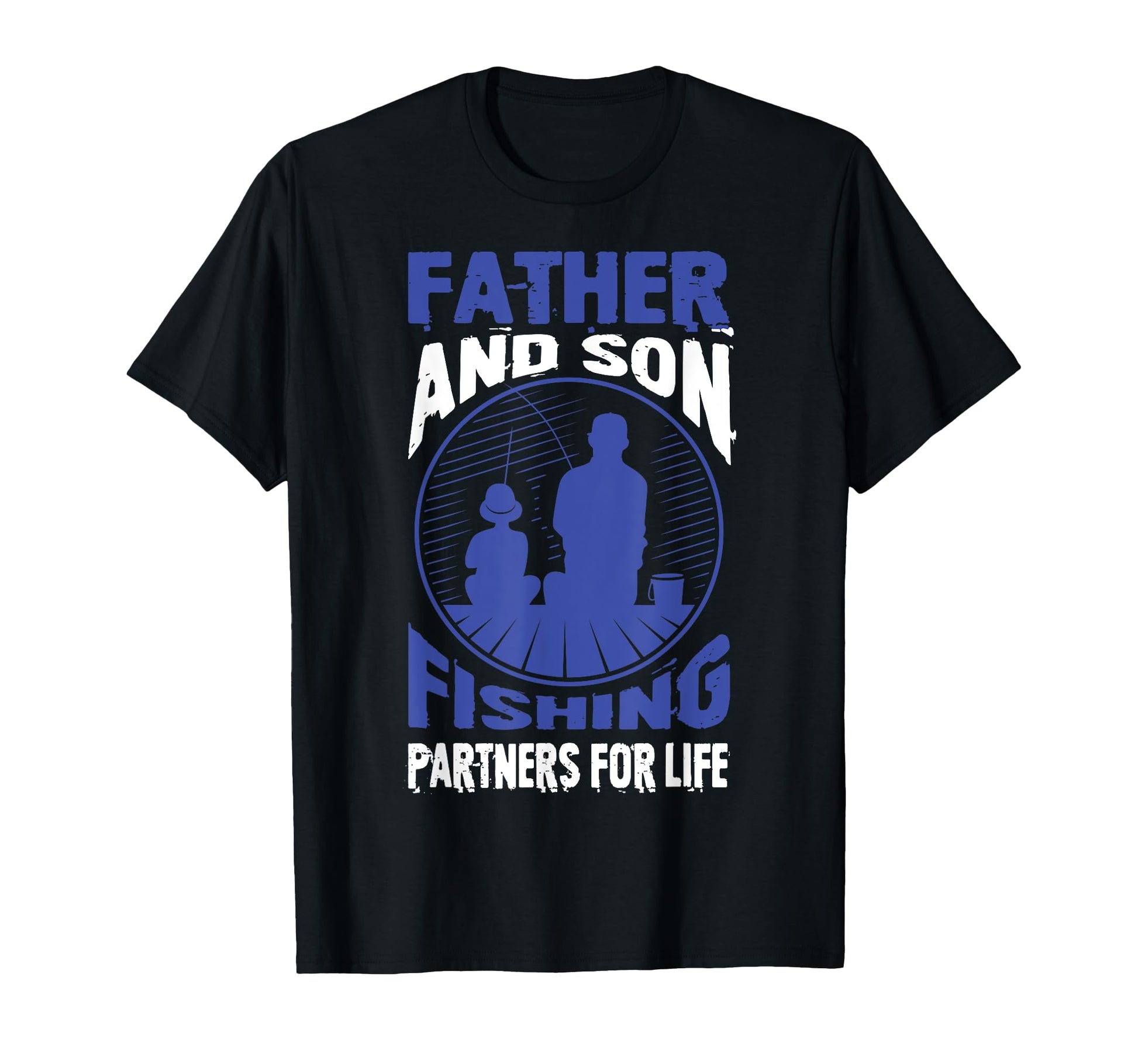 Father And Son Fishing Partners T-Shirt - Fun Novelty Design for Adults - T-Shirt, Sweatshirt, Hoodie