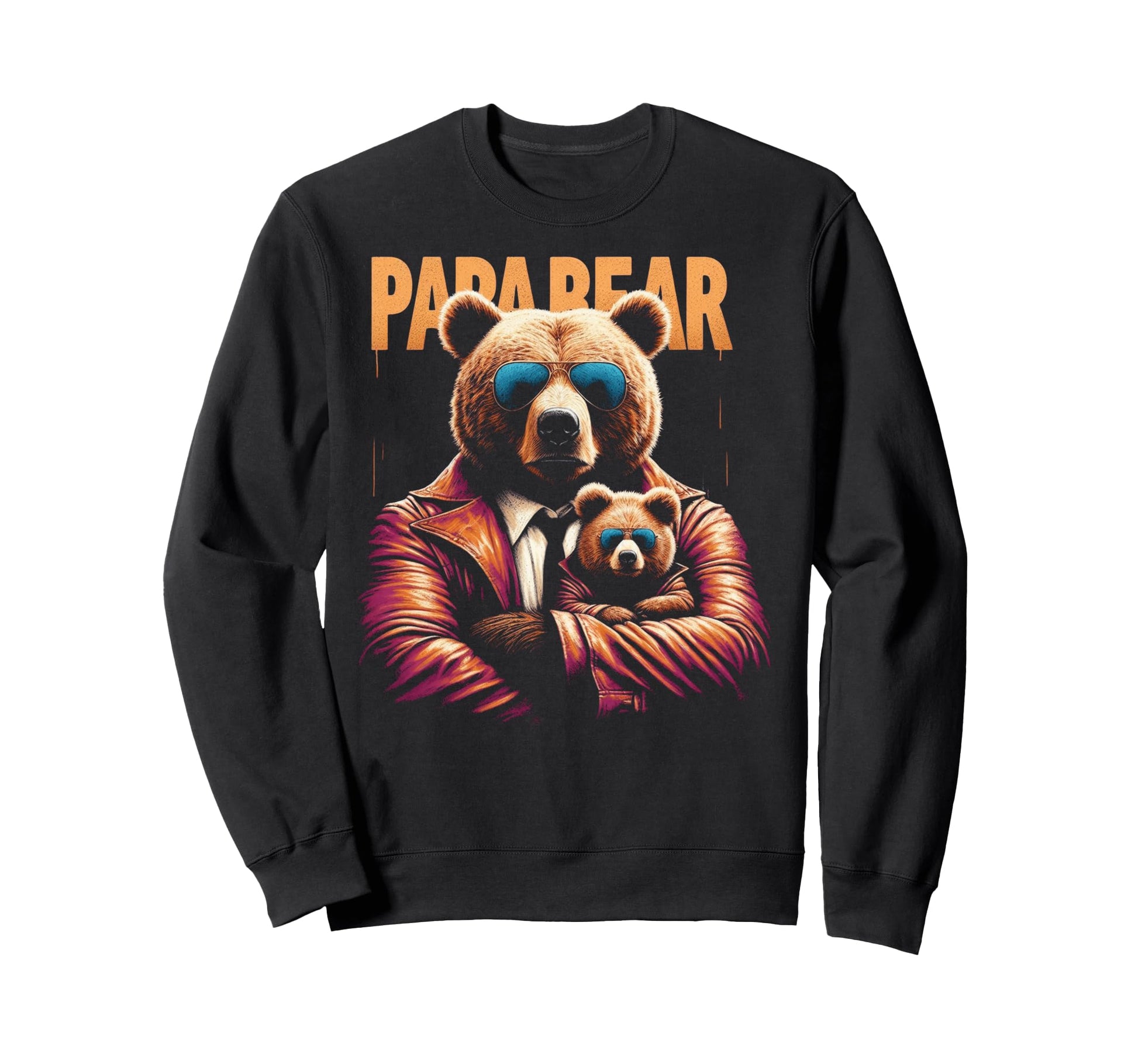 Papa Bear Funny Bears Animal Lover Sweatshirt - Graphic Print for Adults - T-Shirt, Sweatshirt, Hoodie