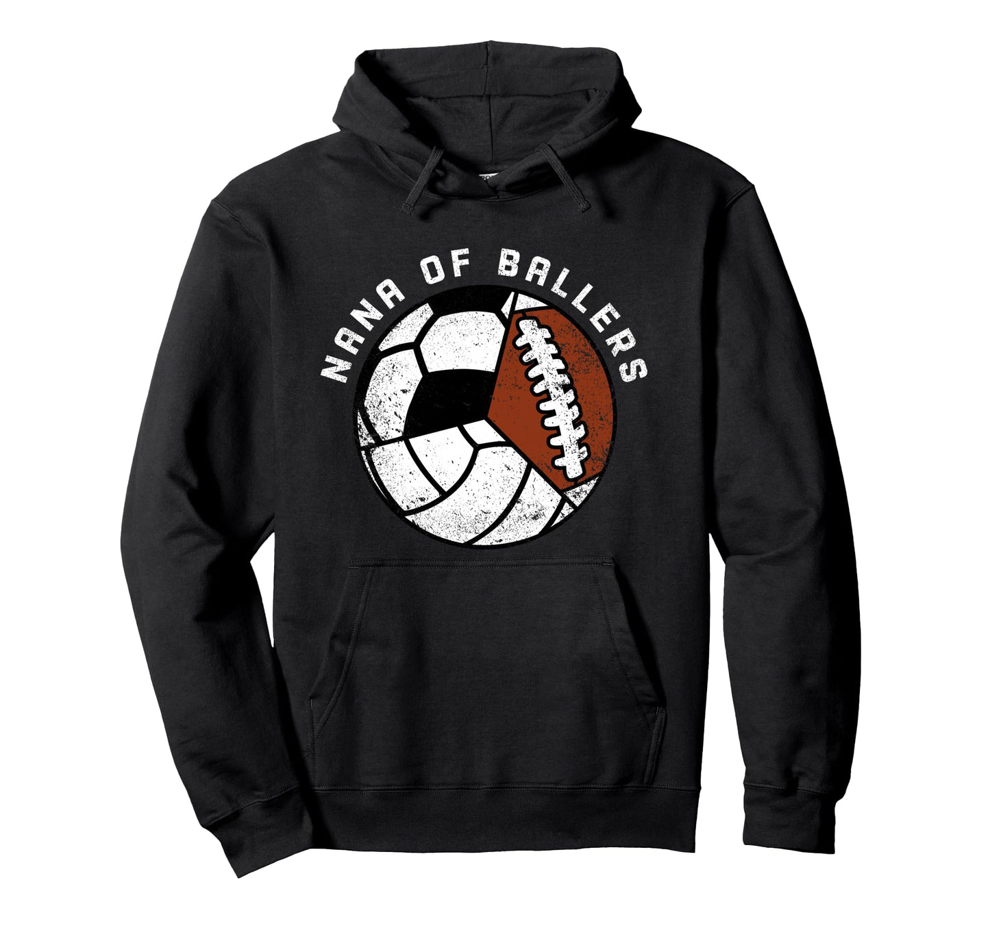 Nana Ballers Funny Volleyball Soccer Hoodie - Custom Art Print for Adults - T-Shirt, Sweatshirt, Hoodie