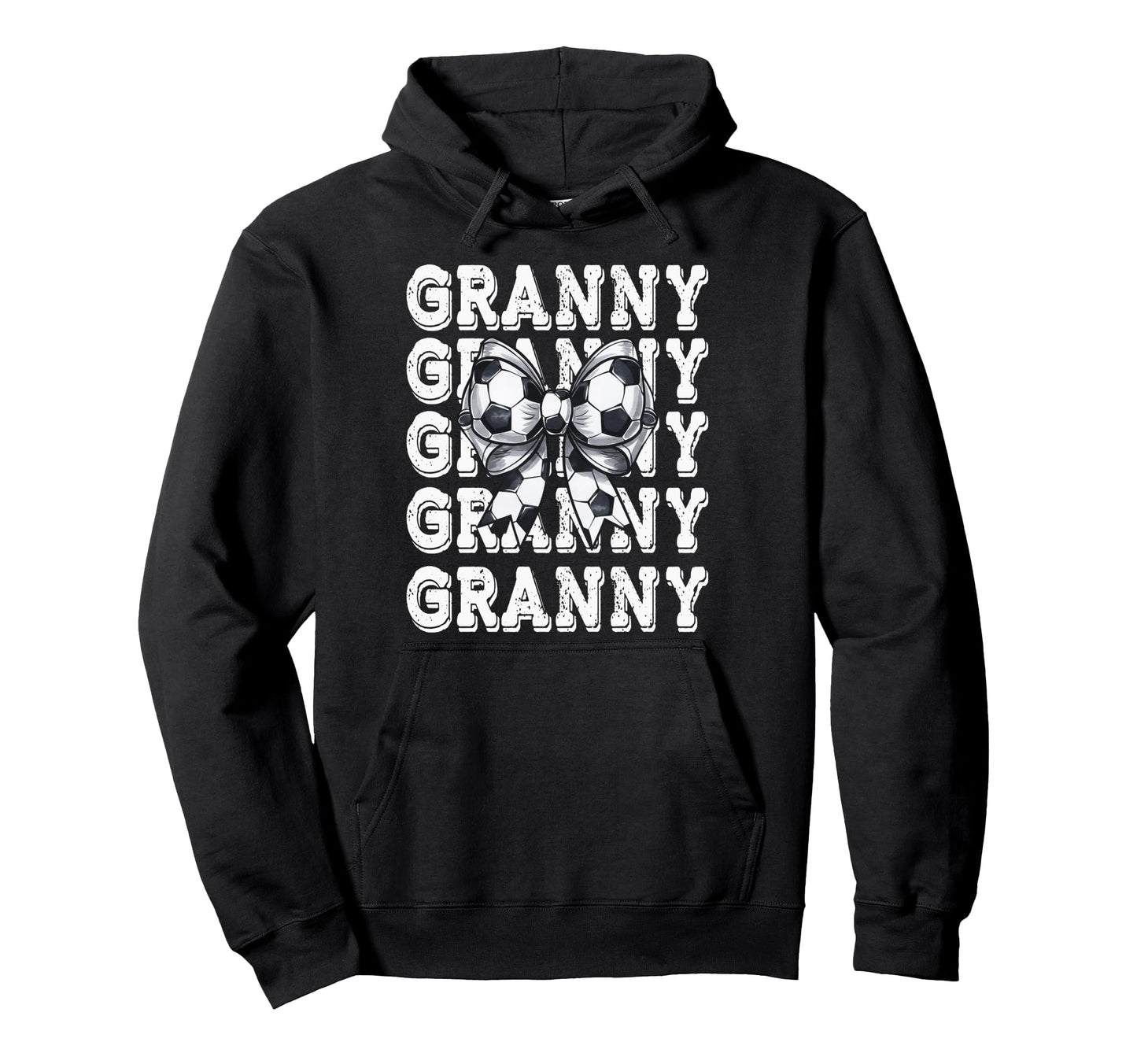 Coquette Soccer Granny Matching Hoodie - Fun Novelty Design for Adults - T-Shirt, Sweatshirt, Hoodie
