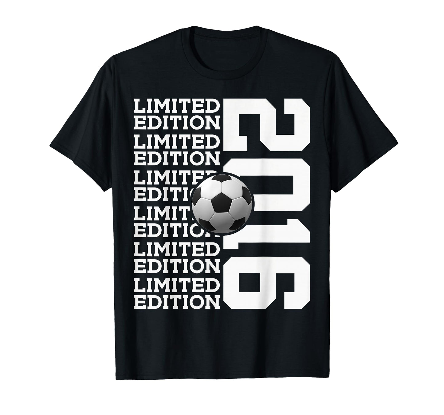 2016 Soccer 10Th Birthday T-Shirt - Graphic Print for Adults - T-Shirt, Sweatshirt, Hoodie