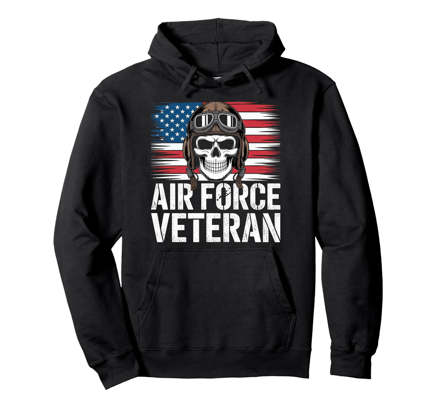 Air Force Veteran Us American Flag Dad Hoodie - Unique Graphic Unisex - T-Shirt, Sweatshirt, Hoodie