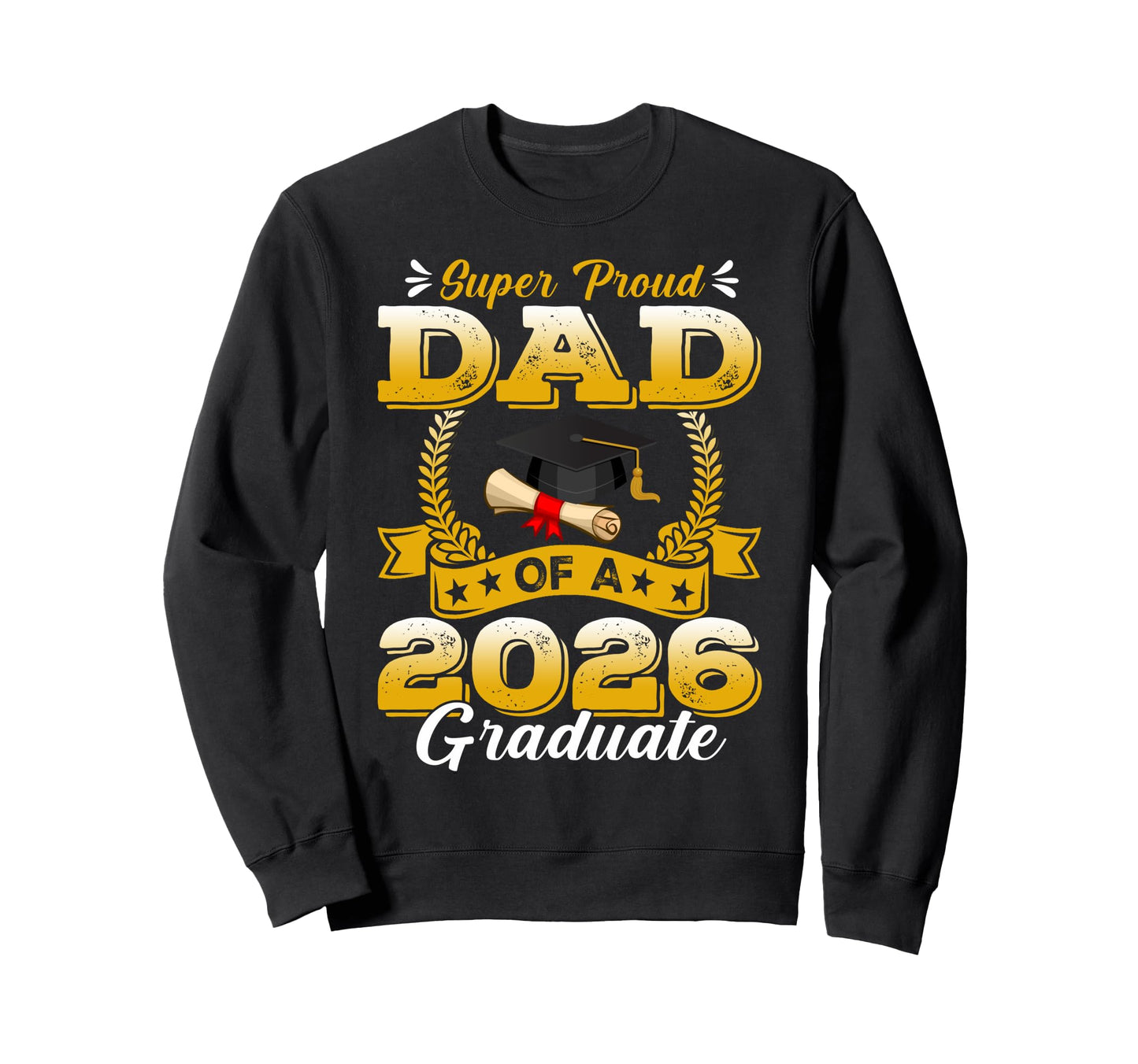 Class 2026 Graduate Proud Family Matching Hoodie - Unique Graphic Unisex - T-Shirt, Sweatshirt, Hoodie