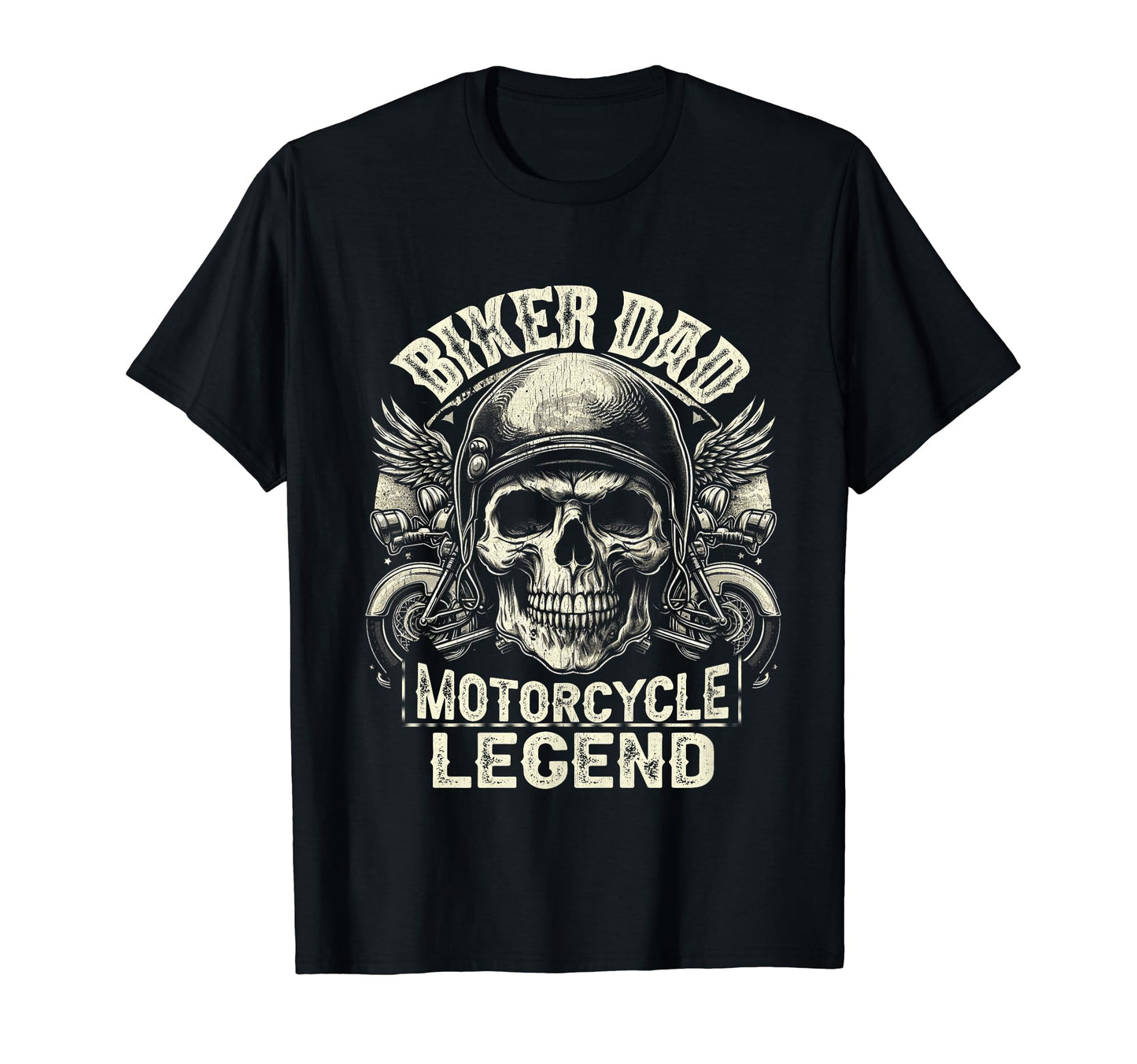 Biker Dad Motorcycle Legend Dad T-Shirt - Custom Art Print for Adults - T-Shirt, Sweatshirt, Hoodie