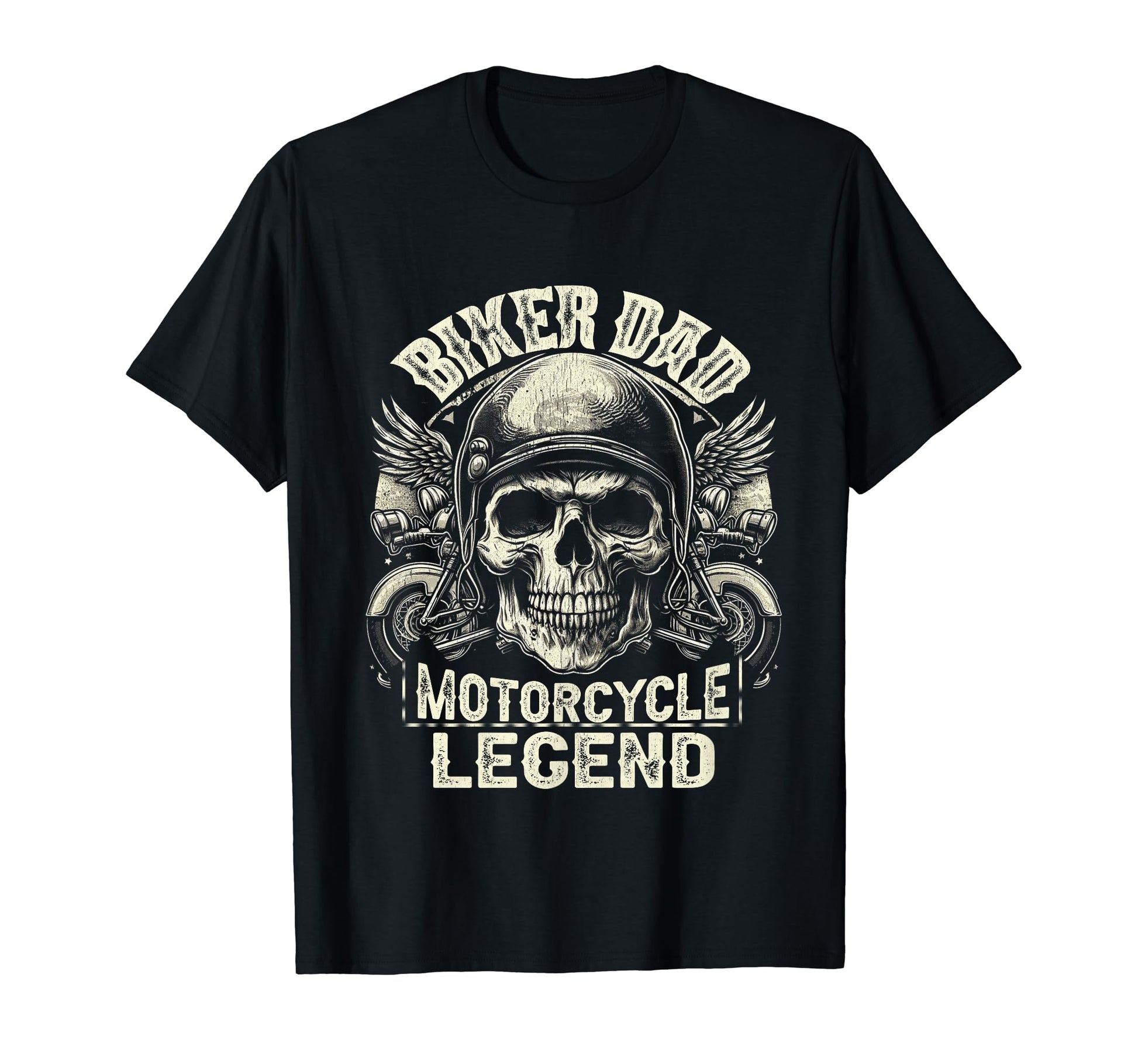 Biker Dad Motorcycle Legend Dad T-Shirt - Custom Art Print for Adults - T-Shirt, Sweatshirt, Hoodie