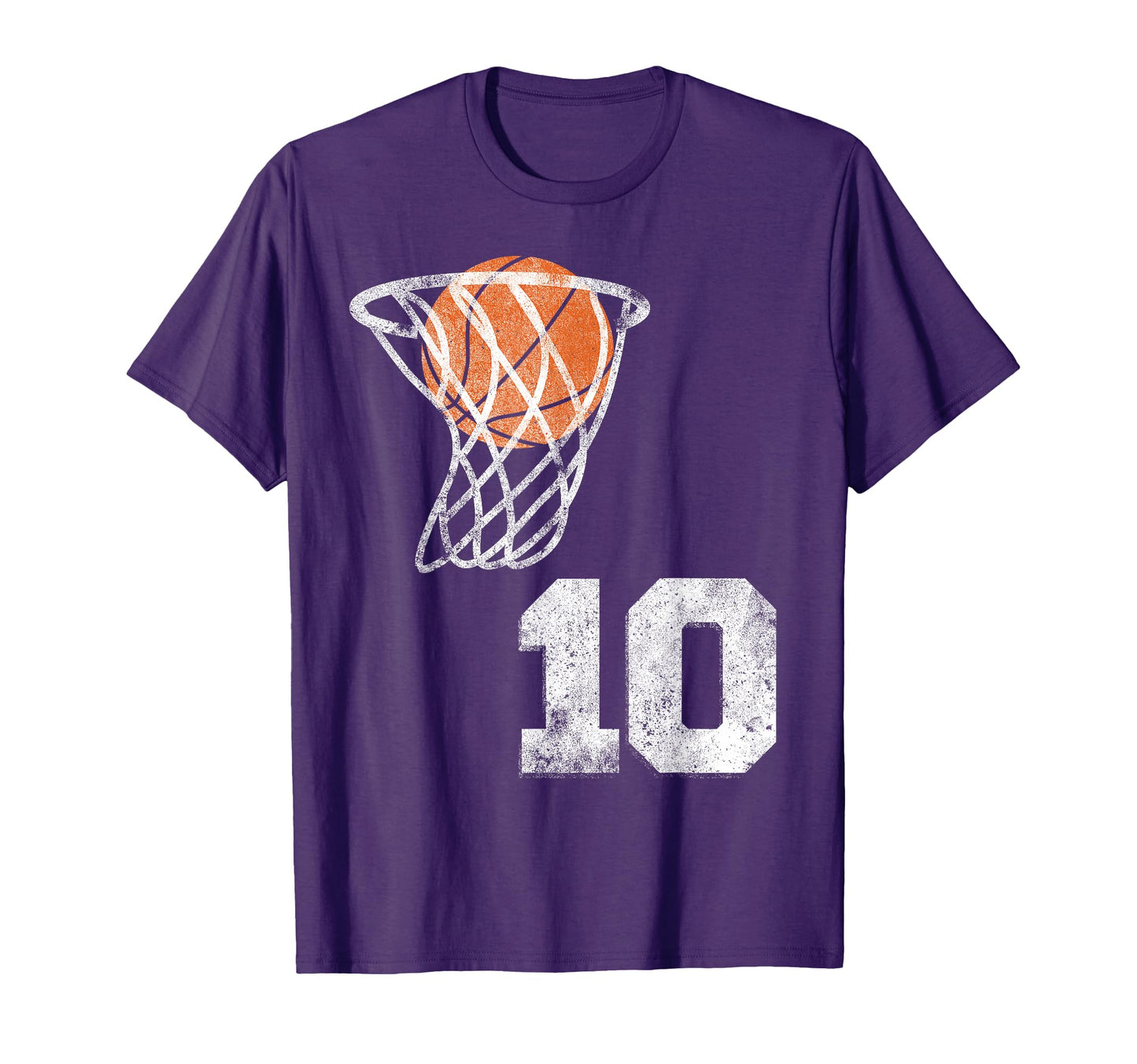 Basketball Jersey Number 10 Player T-Shirt - Trendy Graphic for Adults - T-Shirt, Sweatshirt, Hoodie
