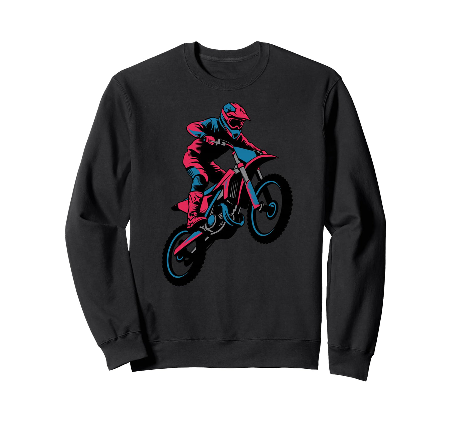 Enduro Off Road Motorcycle Rider Sweatshirt - Minimalist Print Men Women - T-Shirt, Sweatshirt, Hoodie