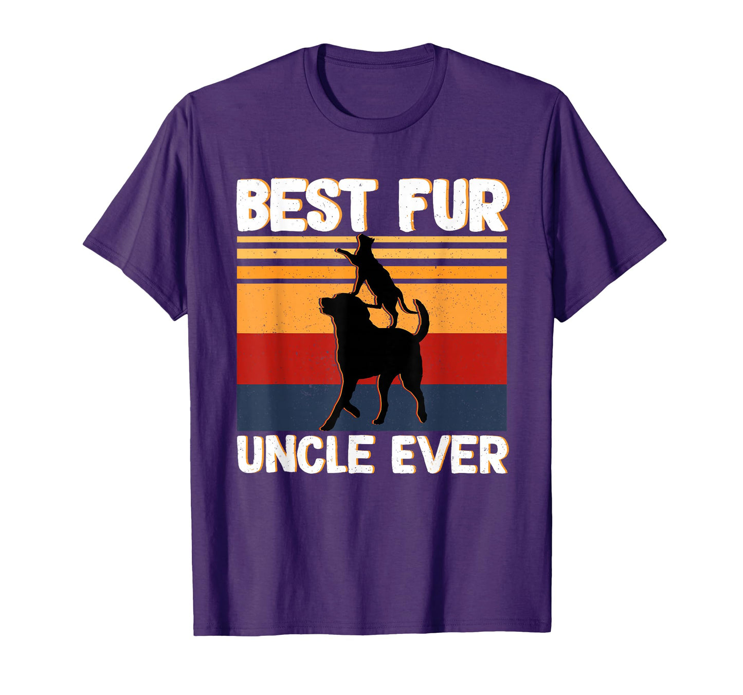 Best Fur Uncle Ever Funny Dog And Cat T-Shirt - Minimalist Print Unisex - T-Shirt, Sweatshirt, Hoodie