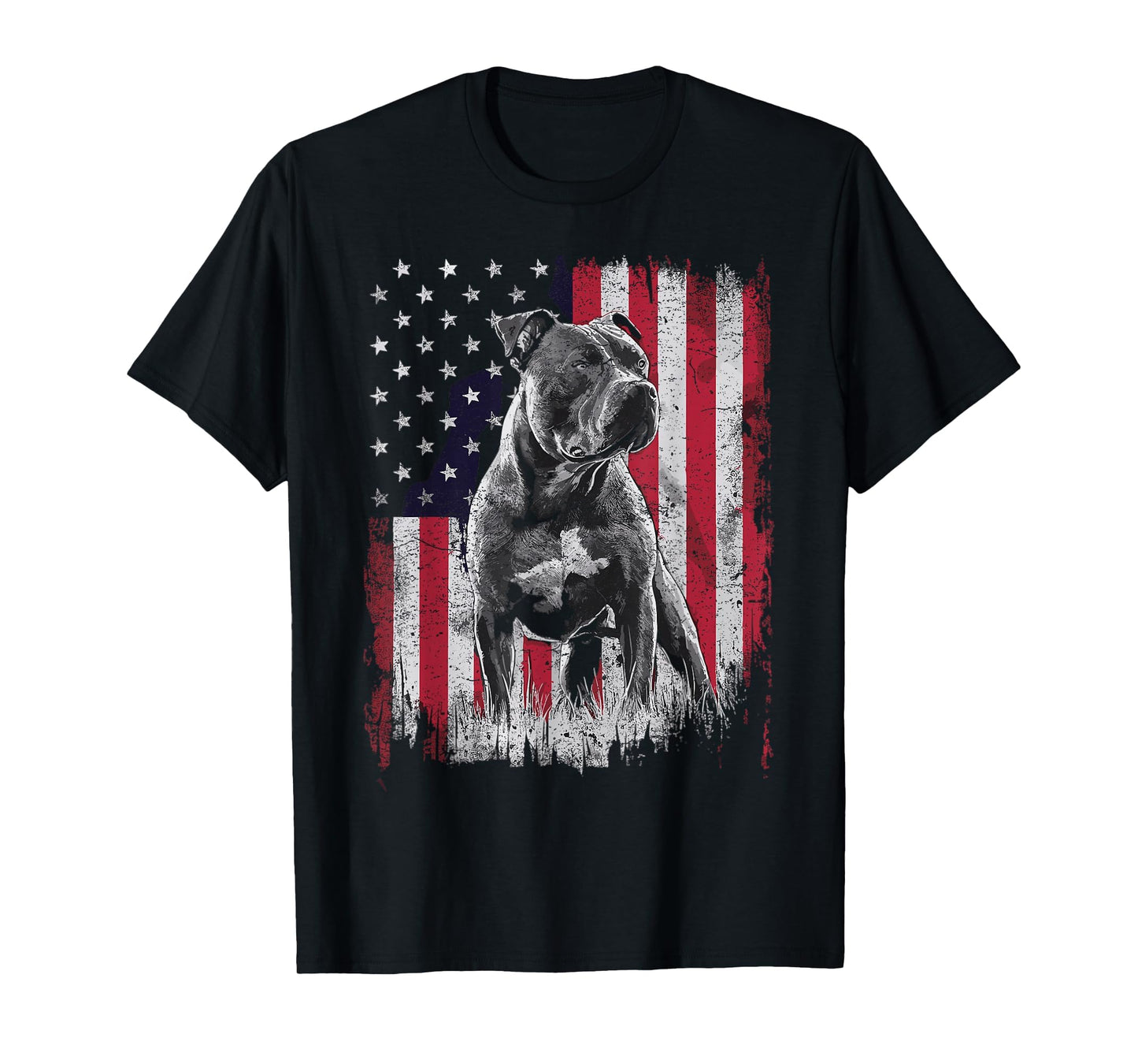 Pit Bull Dog Dad Mom 4Th July T-Shirt - Novelty Apparel for Adults - T-Shirt, Sweatshirt, Hoodie