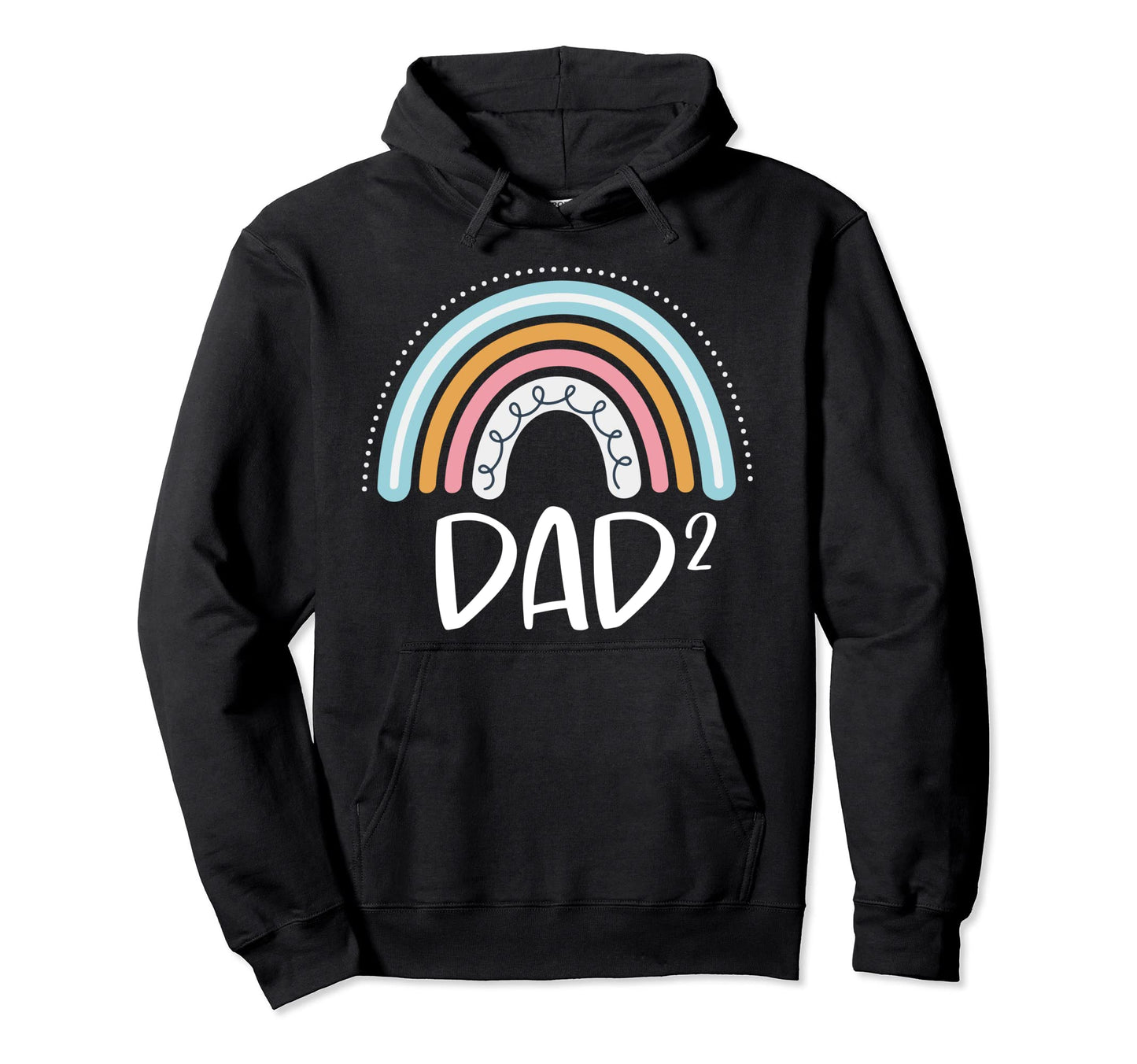 Dad2 Gifts Twin Dad Funny Daddy Two Hoodie - Aesthetic Graphic Unisex - T-Shirt, Sweatshirt, Hoodie