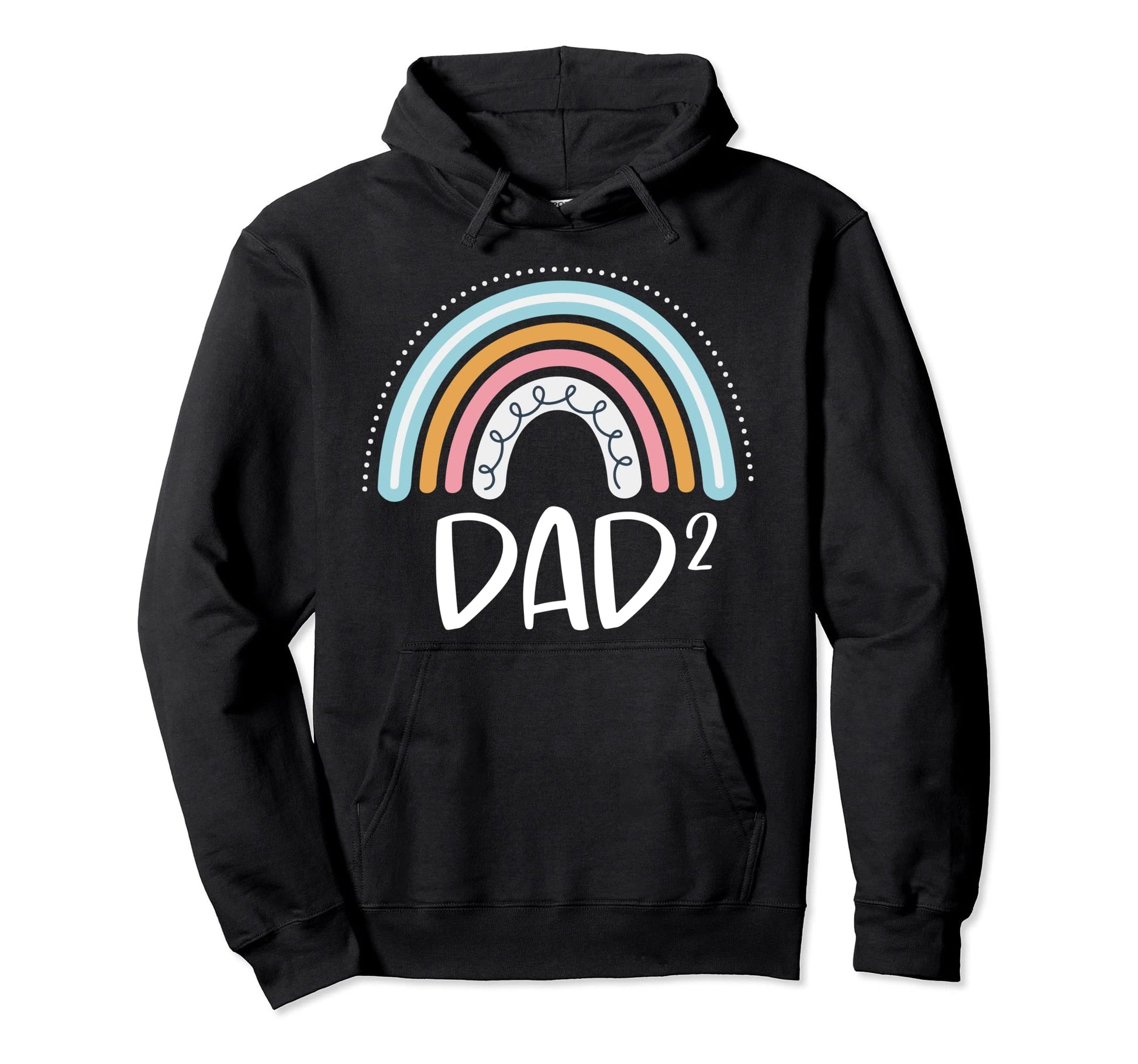 Dad2 Gifts Twin Dad Funny Daddy Two Hoodie - Aesthetic Graphic Unisex - T-Shirt, Sweatshirt, Hoodie