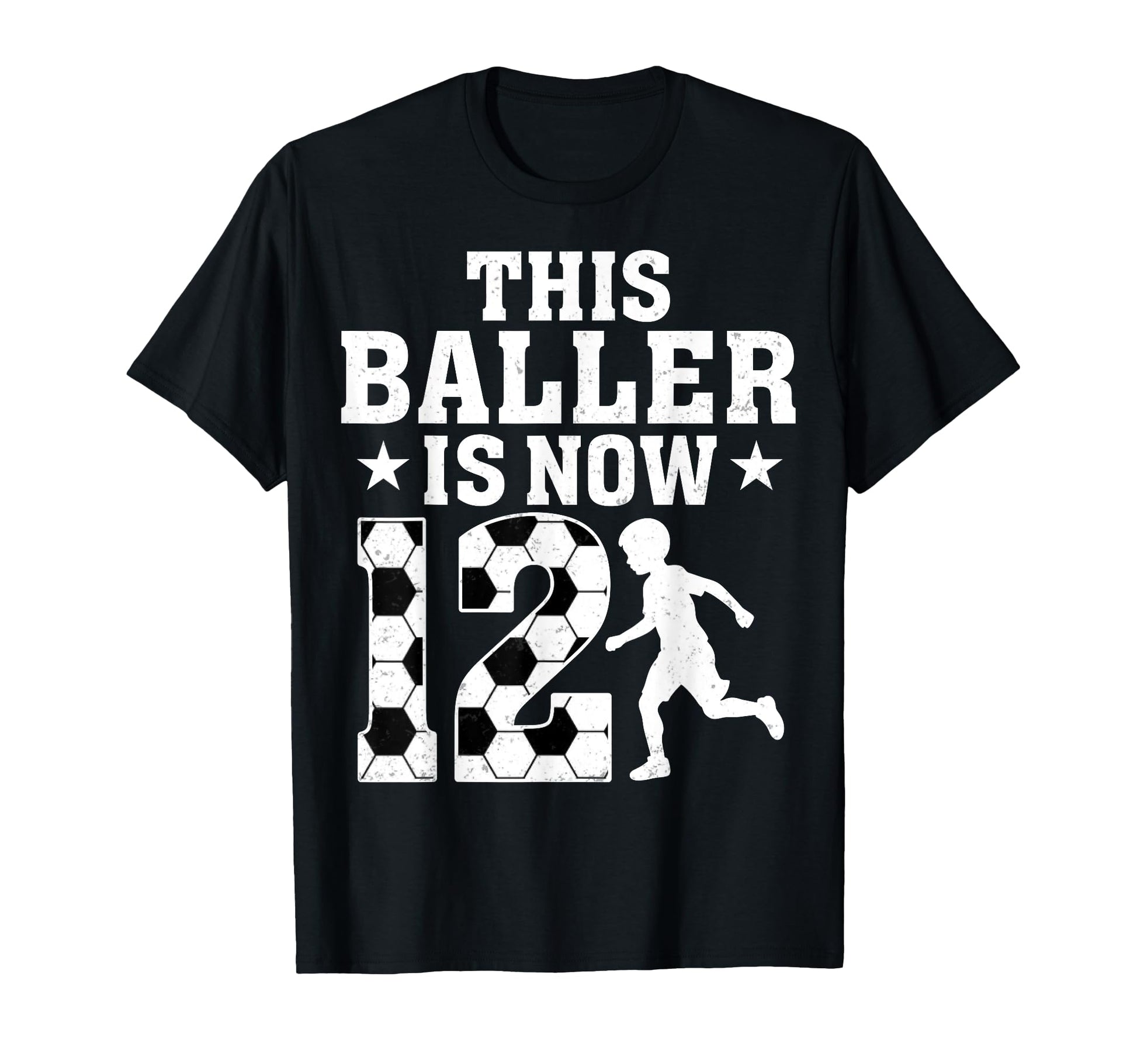 This Baller Is Now 12 Years Old Soccer T-Shirt - Minimalist Print Unisex - T-Shirt, Sweatshirt, Hoodie