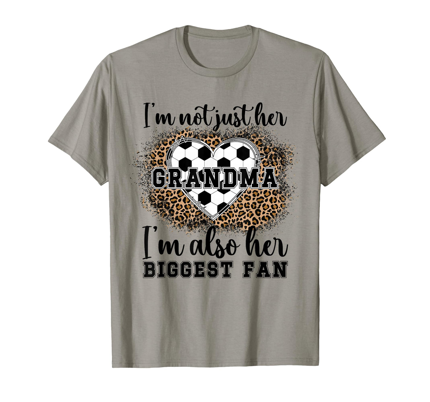Her Biggest Fan Soccer Grandma Soccer T-Shirt - Aesthetic Graphic Unisex - T-Shirt, Sweatshirt, Hoodie