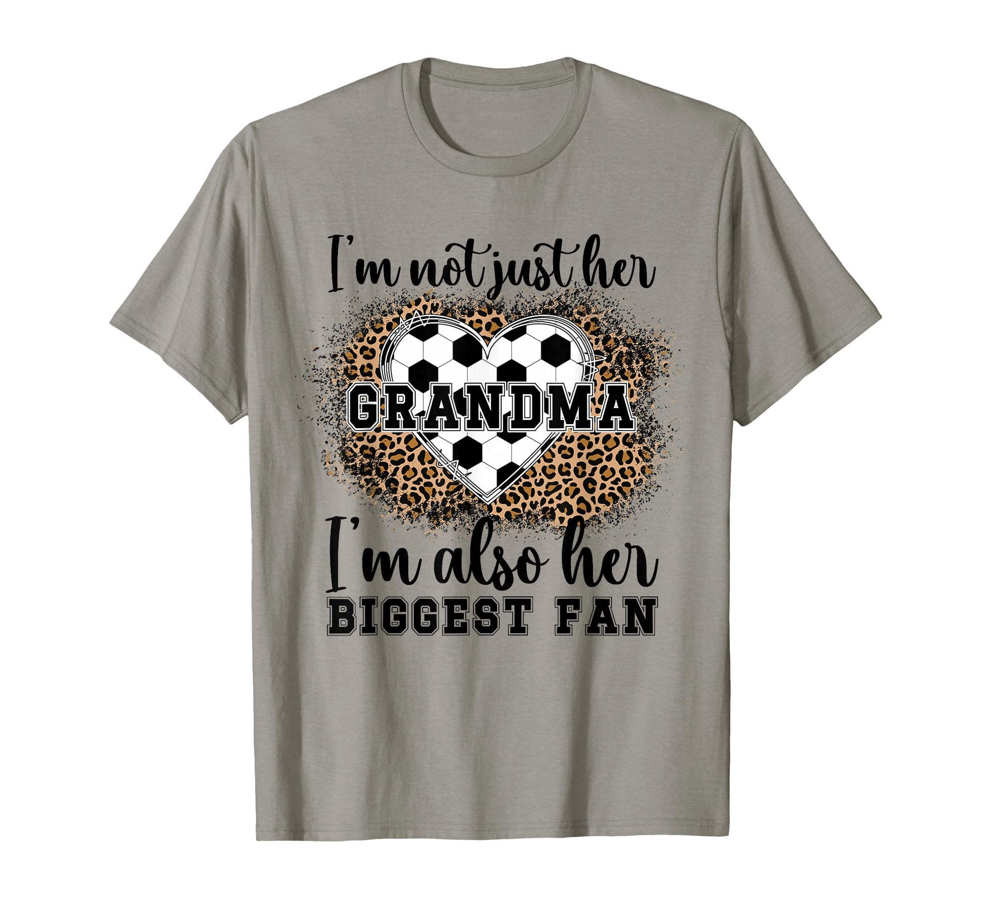 Her Biggest Fan Soccer Grandma Soccer T-Shirt - Aesthetic Graphic Unisex - T-Shirt, Sweatshirt, Hoodie