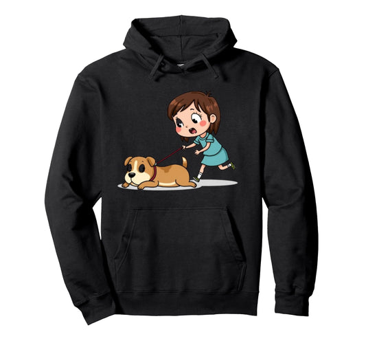 And Her Dog Funny Hoodie - Trendy Graphic Men Women - T-Shirt, Sweatshirt, Hoodie