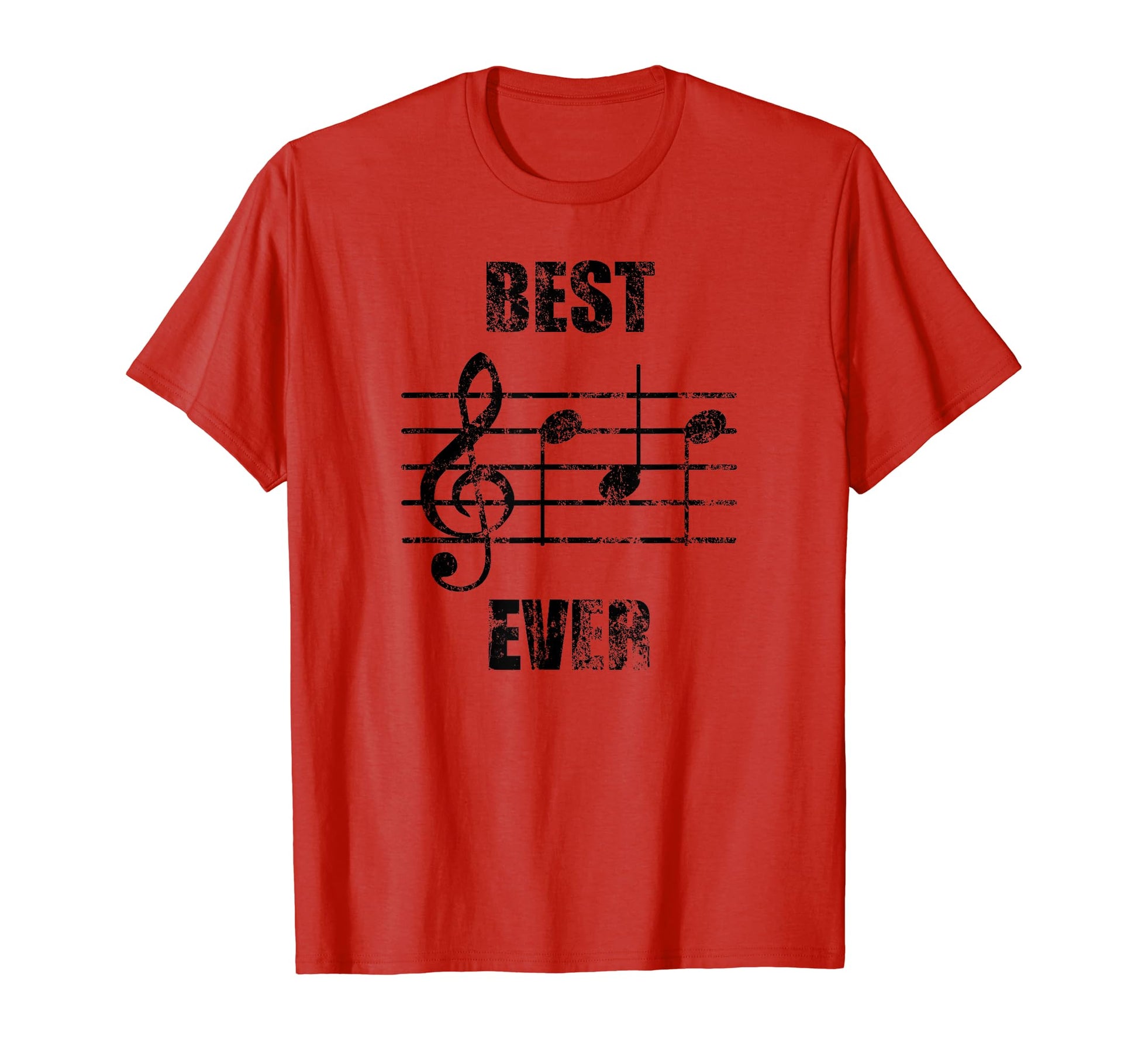 Best Dad Ever Treble Clef Musician Funny T-Shirt - Graphic Print Men Women - T-Shirt, Sweatshirt, Hoodie
