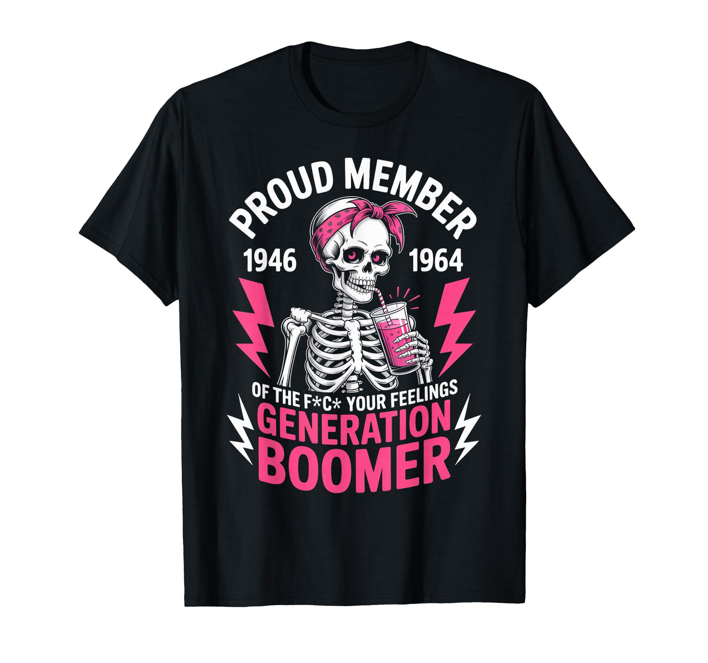 Proud Member Boomer Boomer Funny T-Shirt - Aesthetic Graphic Men Women - T-Shirt, Sweatshirt, Hoodie