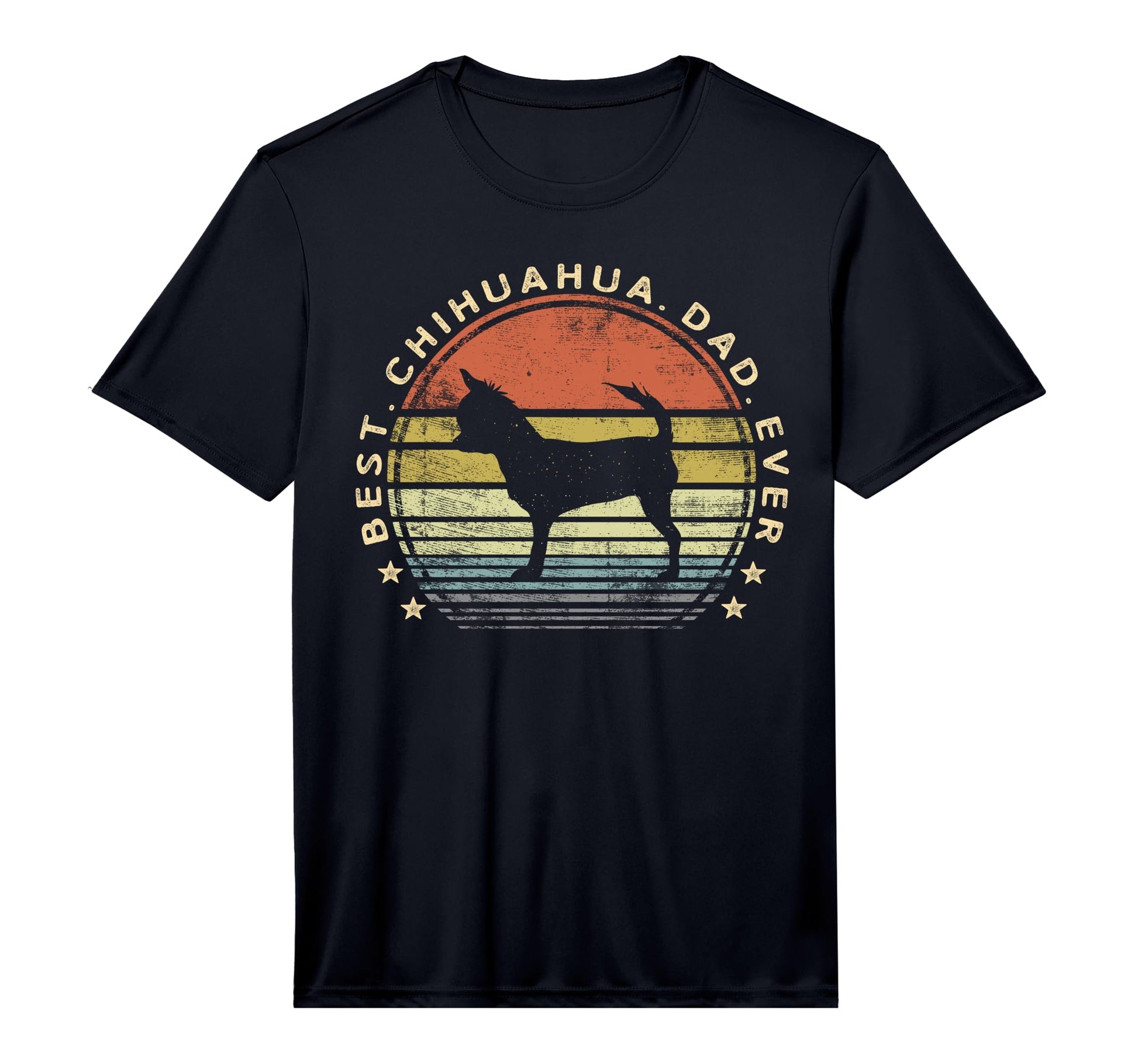 Best Chihuahua Dad Ever Chi Dog Lover T-Shirt - Custom Art Print Men Women - T-Shirt, Sweatshirt, Hoodie