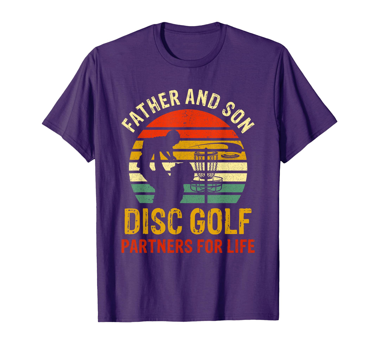 Dad And Son Disc Golf Partners Life T-Shirt - Streetwear Style for Adults - T-Shirt, Sweatshirt, Hoodie