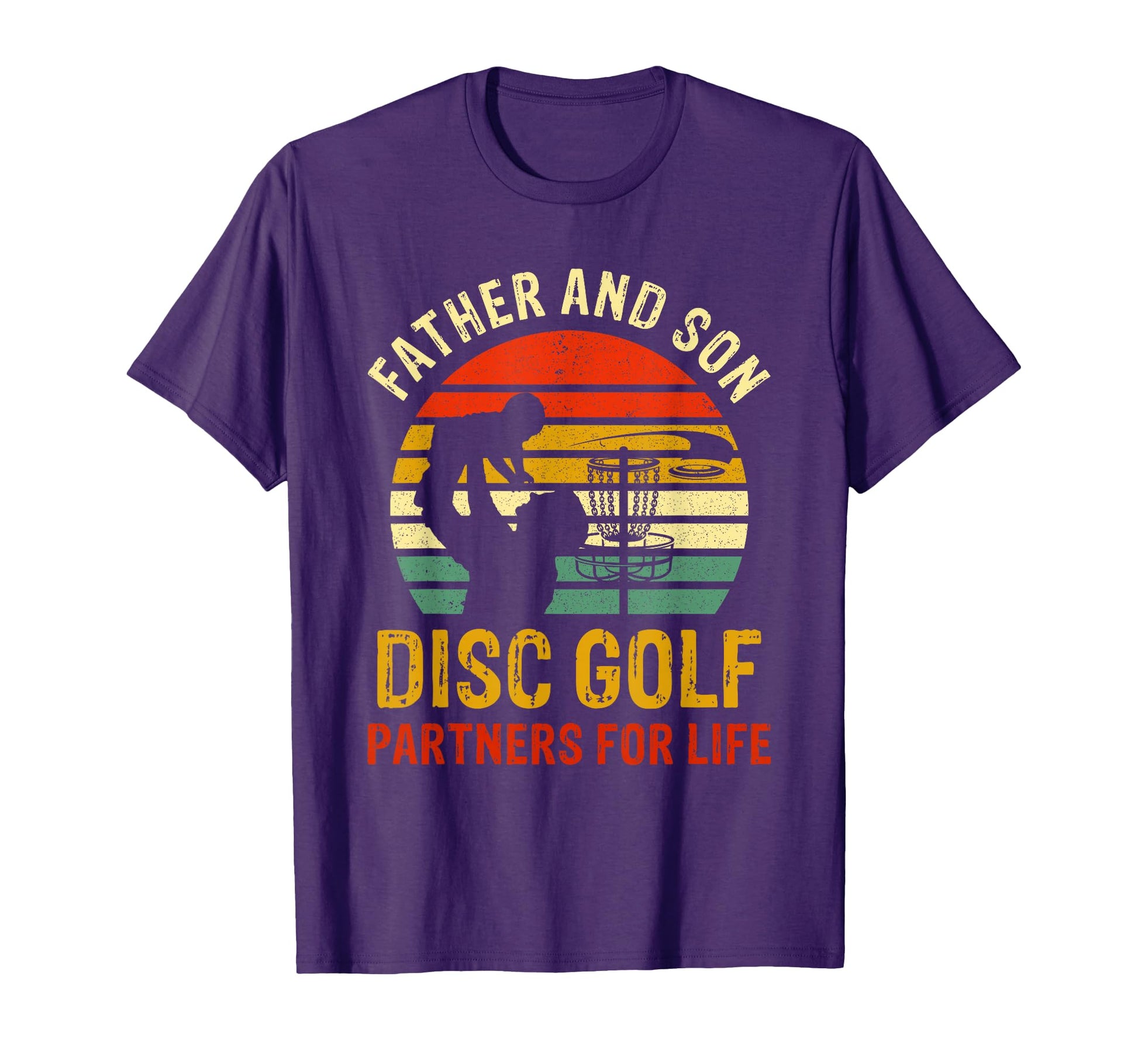 Dad And Son Disc Golf Partners Life T-Shirt - Streetwear Style for Adults - T-Shirt, Sweatshirt, Hoodie