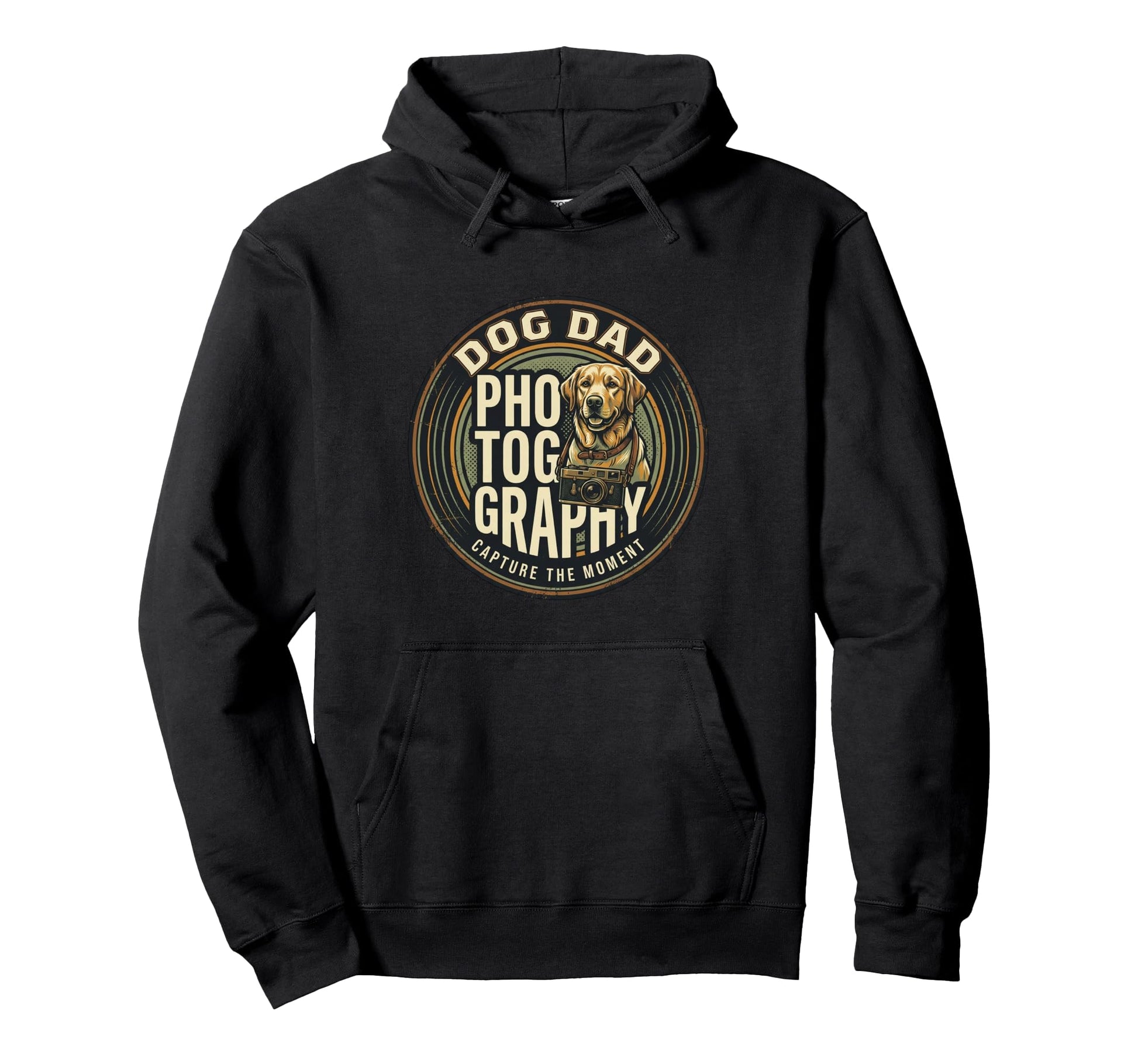 Dog Dad Photography Art Hoodie - Aesthetic Graphic Unisex - T-Shirt, Sweatshirt, Hoodie