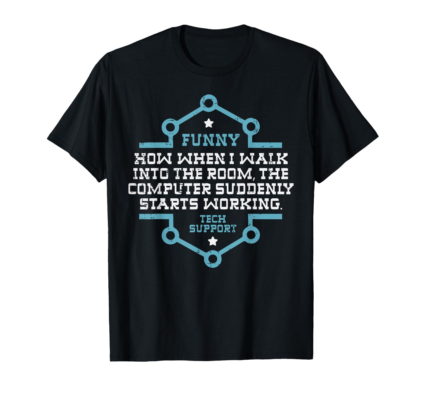 Tech Support Computer Suddenly T-Shirt - Streetwear Style for Adults - T-Shirt, Sweatshirt, Hoodie